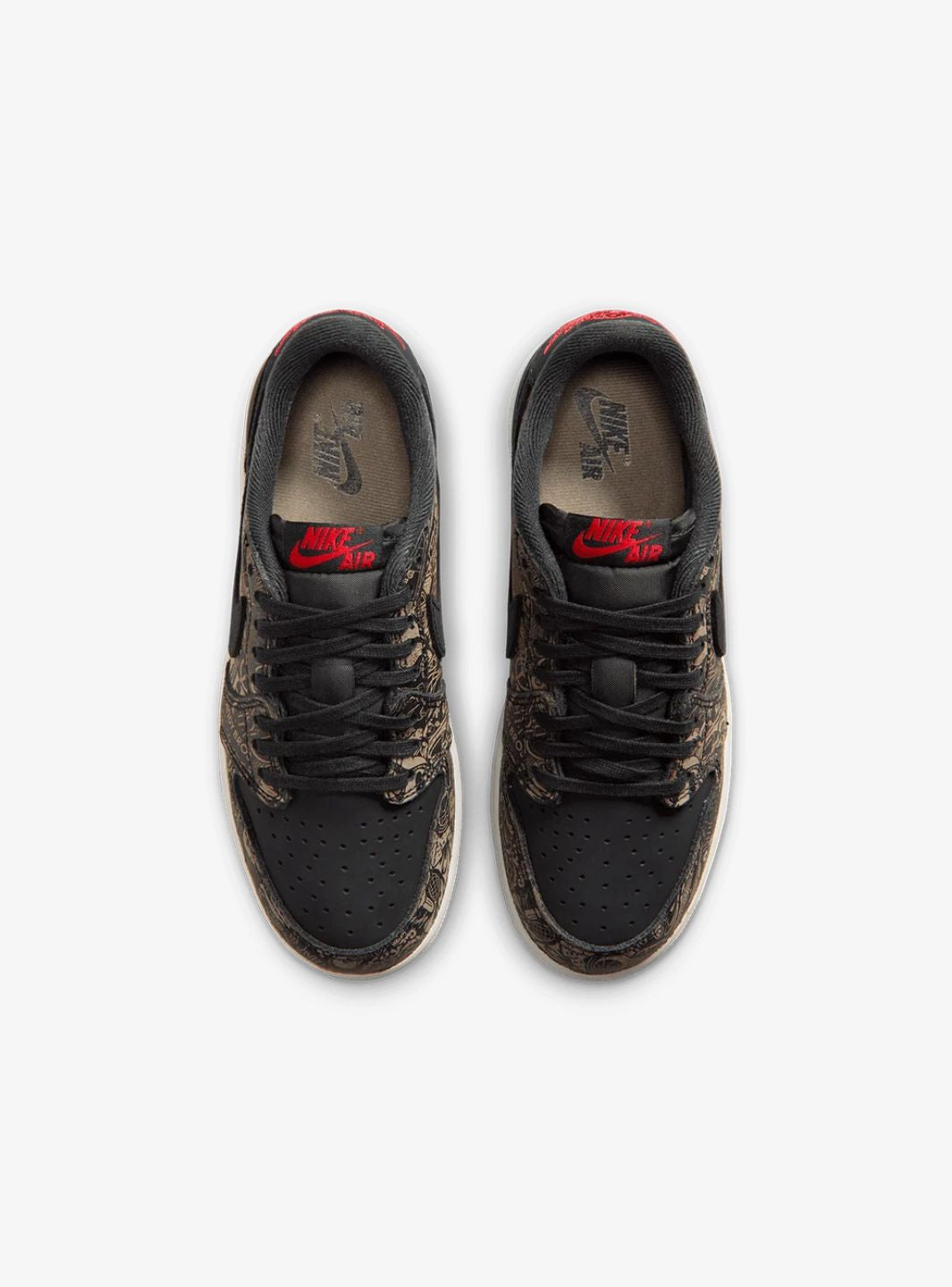 Air Jordan 1 Retro Low OG Laser Black University Red (GS) - IV7010-001 | ResellZone