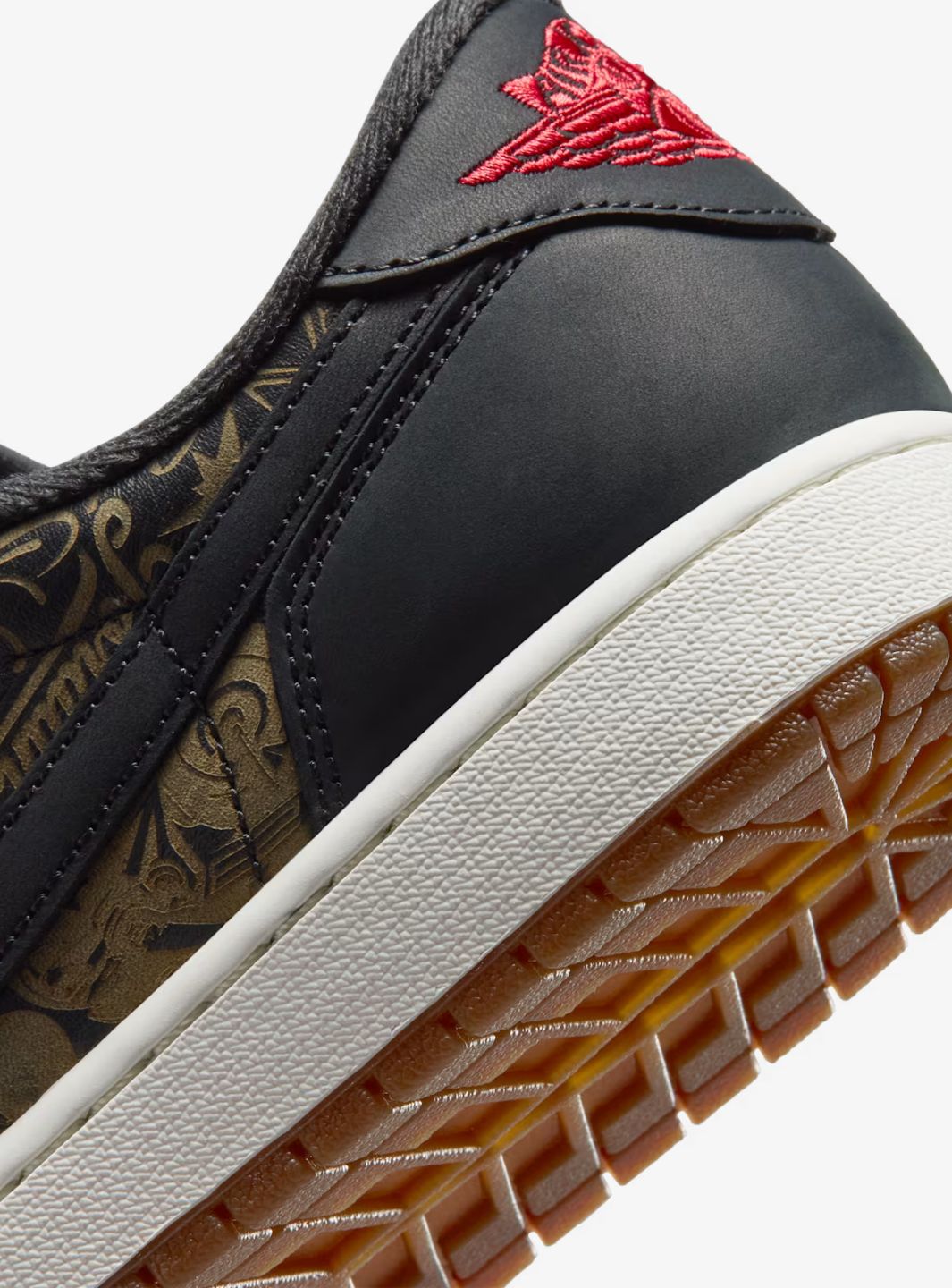 Air Jordan 1 Retro Low OG Laser Black University Red (GS) - IV7010-001 | ResellZone
