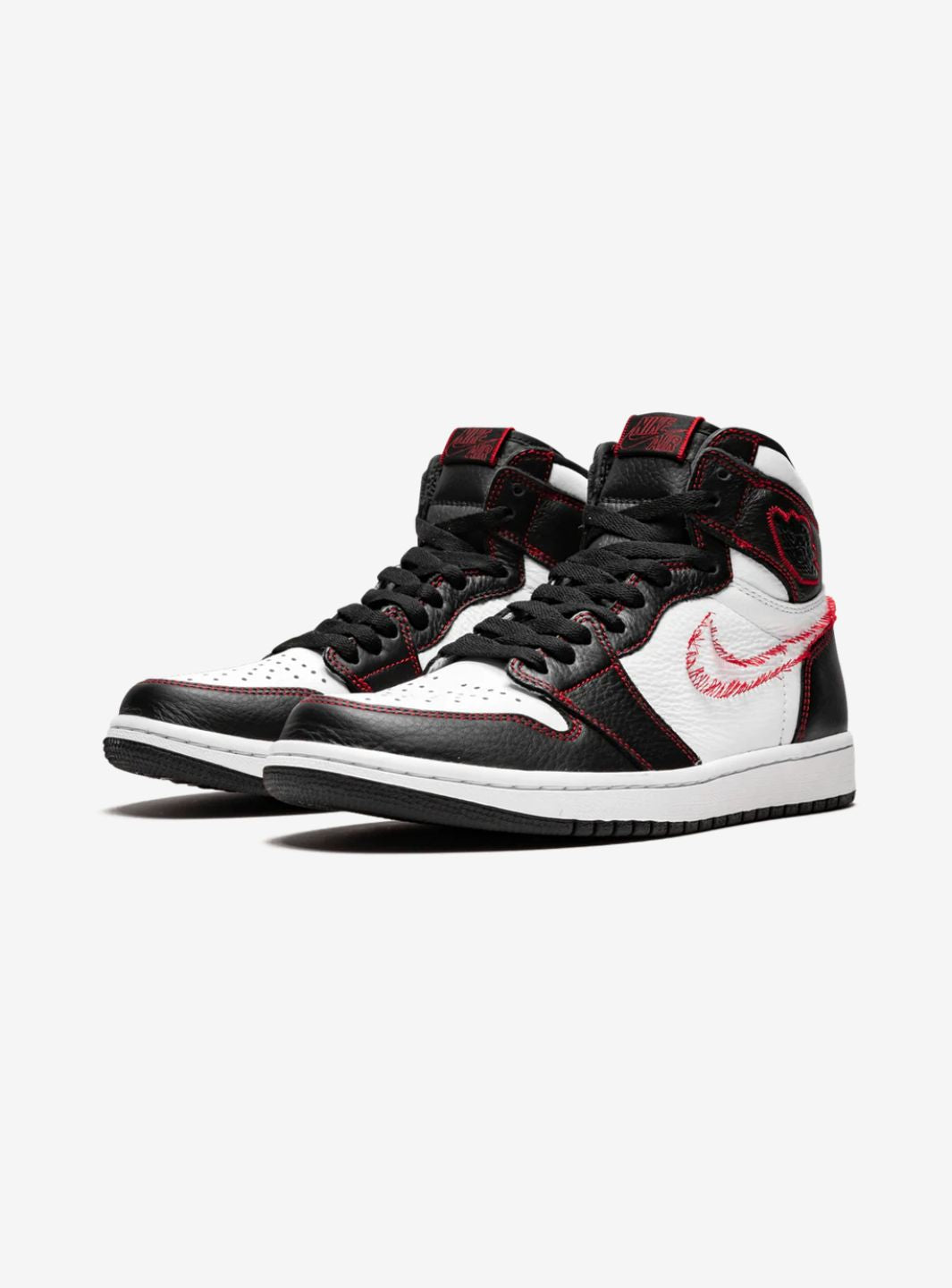 Air Jordan 1 Retro High Defiant White Black Gym Red - CD6579-071 | ResellZone