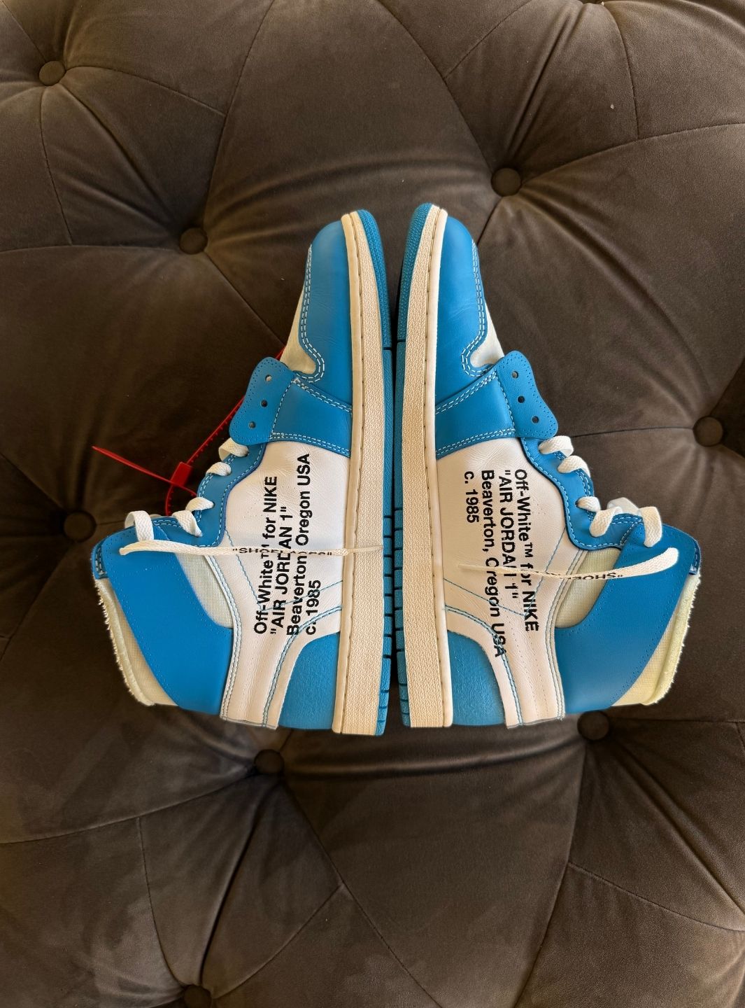 Air Jordan 1 Retro High Off-White University Blue - Sneakers Usate | ResellZone