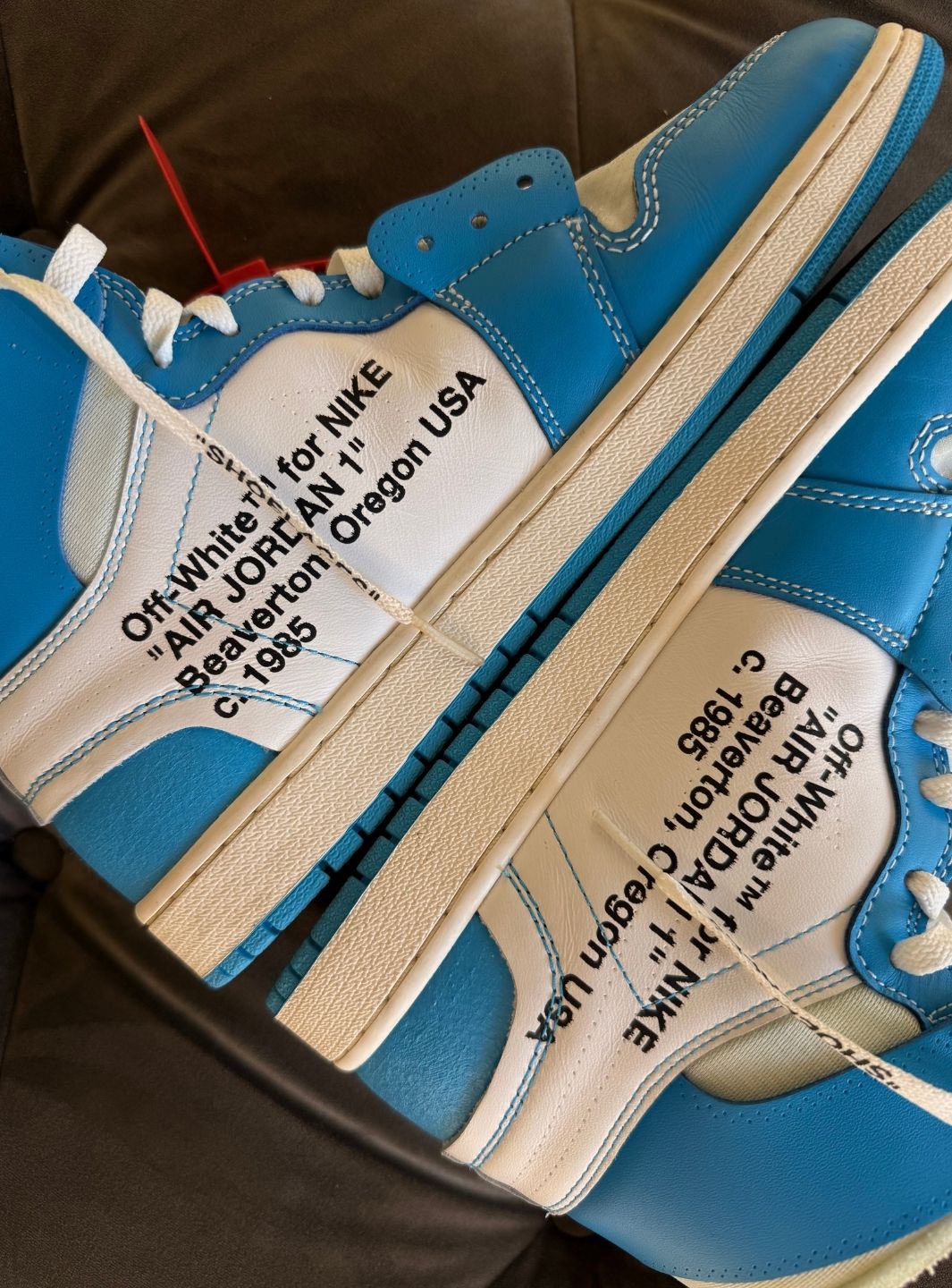 Air Jordan 1 Retro High Off-White University Blue - Sneakers Usate | ResellZone