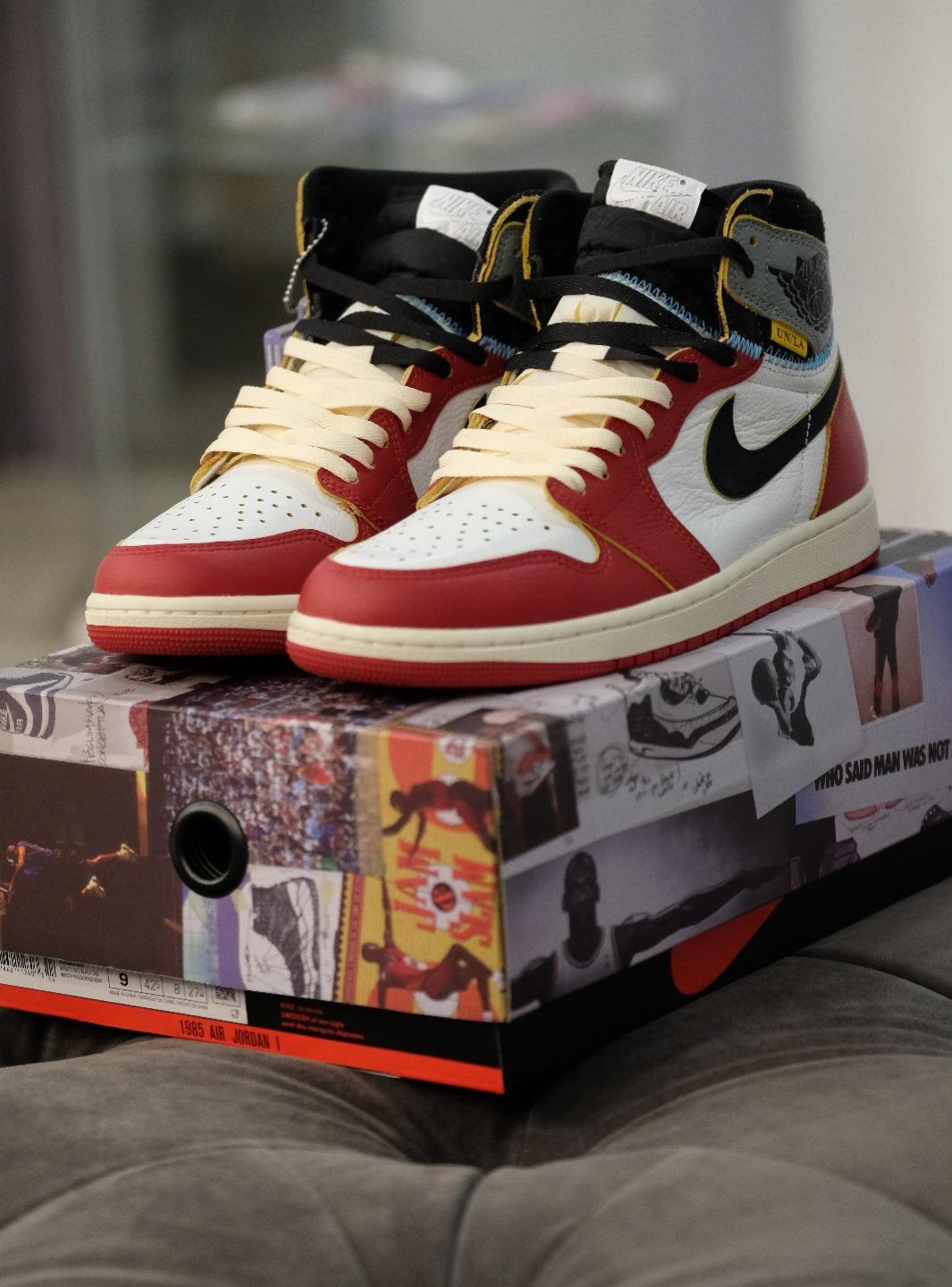 Union La Stockx Red Jordan Blue Toe Union Los Angeles × '