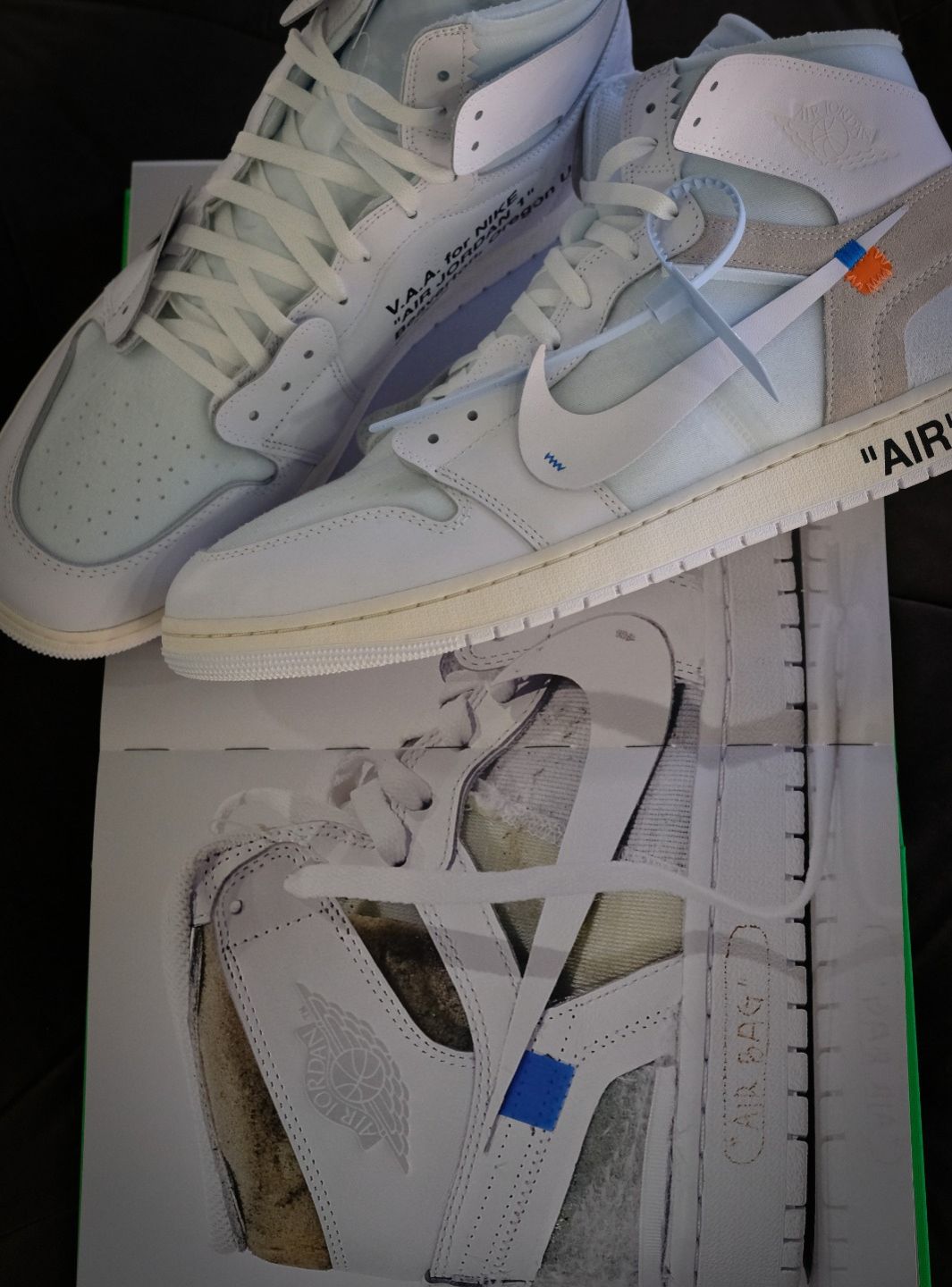 Air Jordan 1 Retro High Virgil Abloh Archive Alaska (V.A.A.