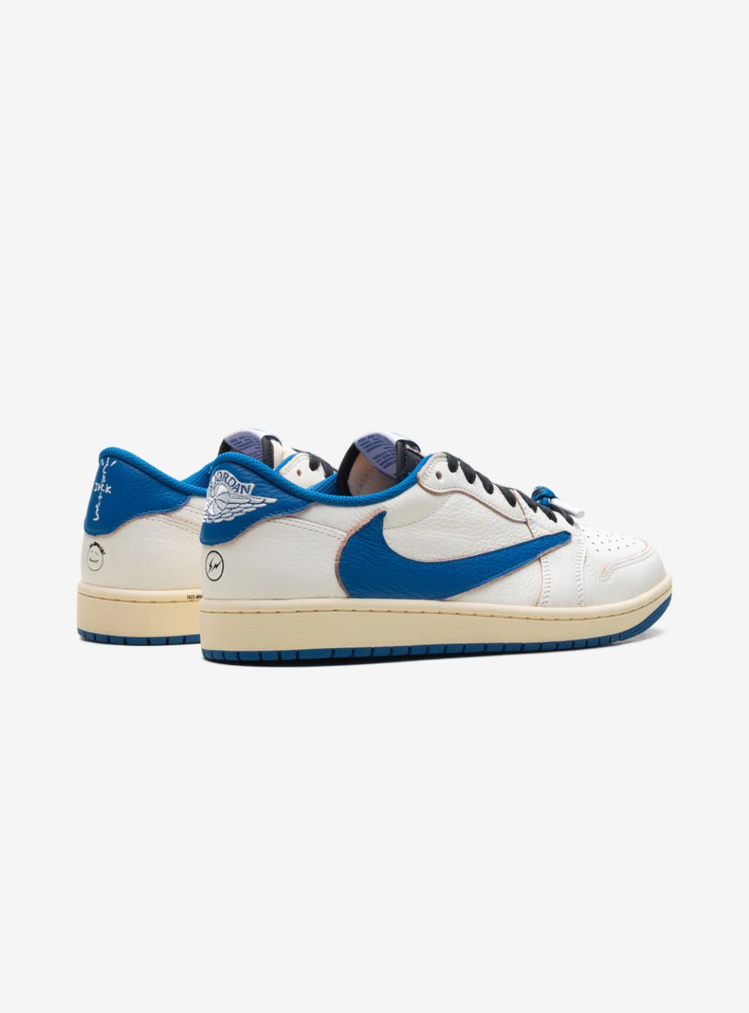 Air Jordan 1 Retro Low OG SP Fragment x Travis Scott Sail Military Blue - DM7866-104 | ResellZone