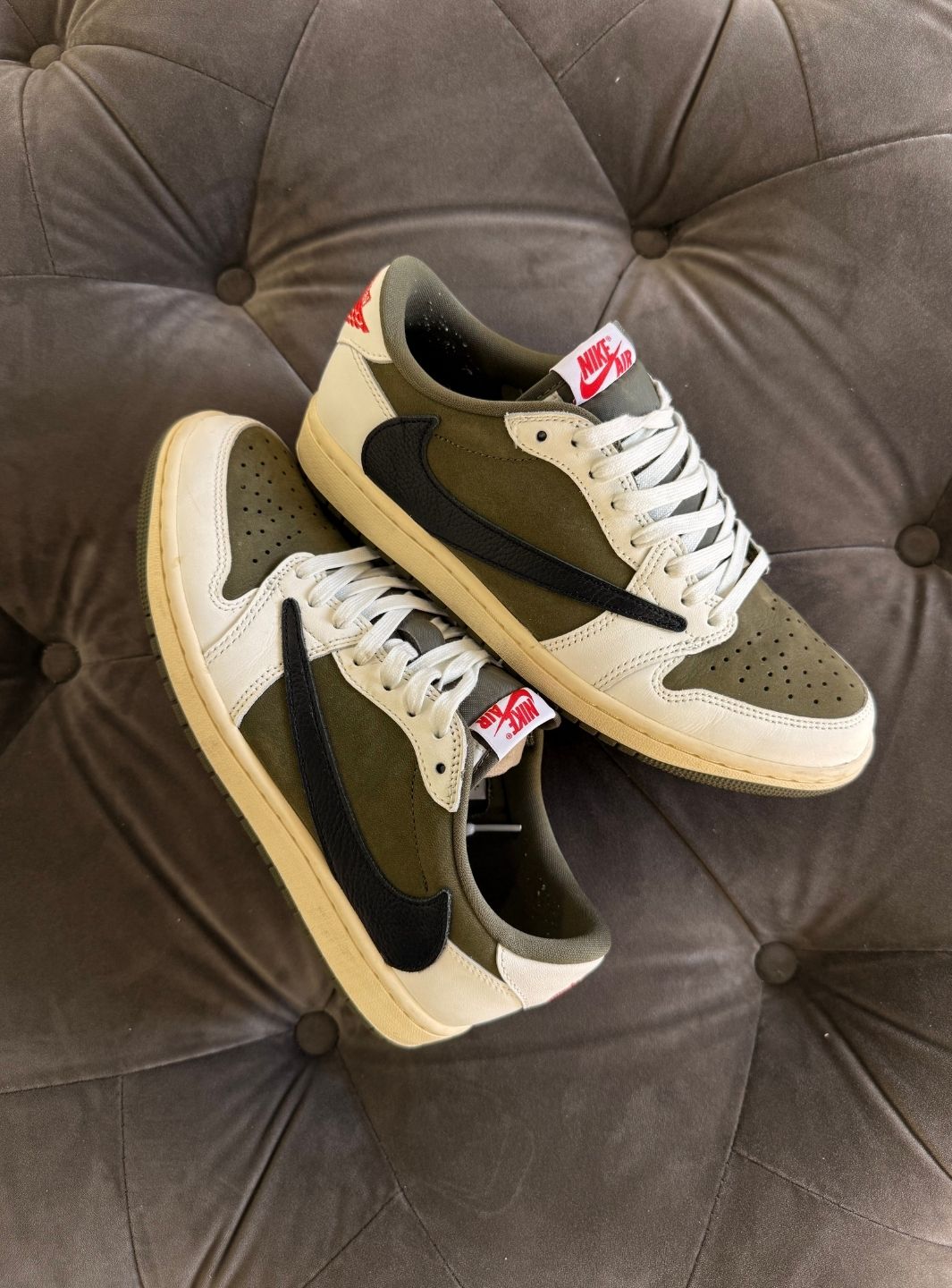 Air Jordan 1 Retro Low OG SP Travis Scott Medium Olive - Sneakers Usate | ResellZone