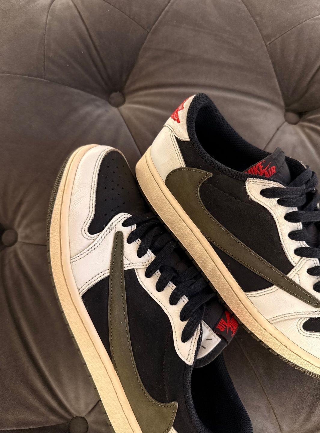 Air Jordan 1 Retro Low OG SP Travis Scott Olive - Sneakers Usate | ResellZone