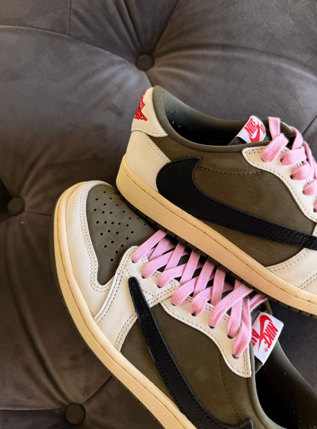 Air Jordan 1 Retro Low OG SP Travis Scott Reverse Olive - Sneakers Usate | ResellZone
