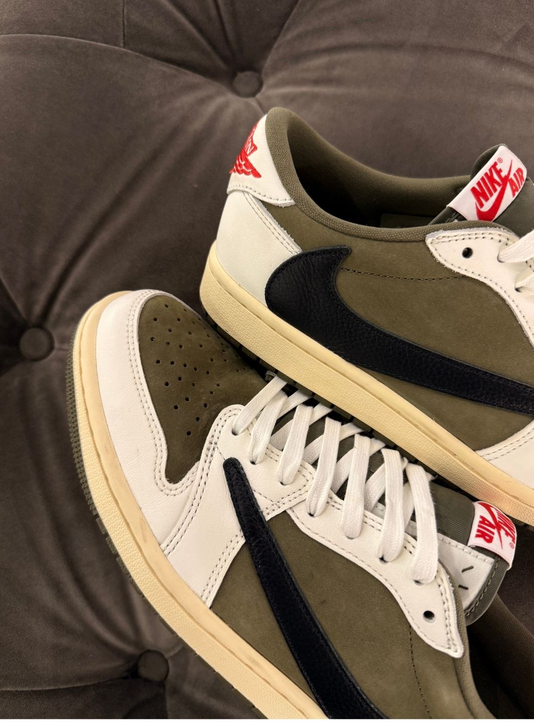 Air Jordan 1 Retro Low OG SP Travis Scott Reverse Olive - Sneakers Usate | ResellZone
