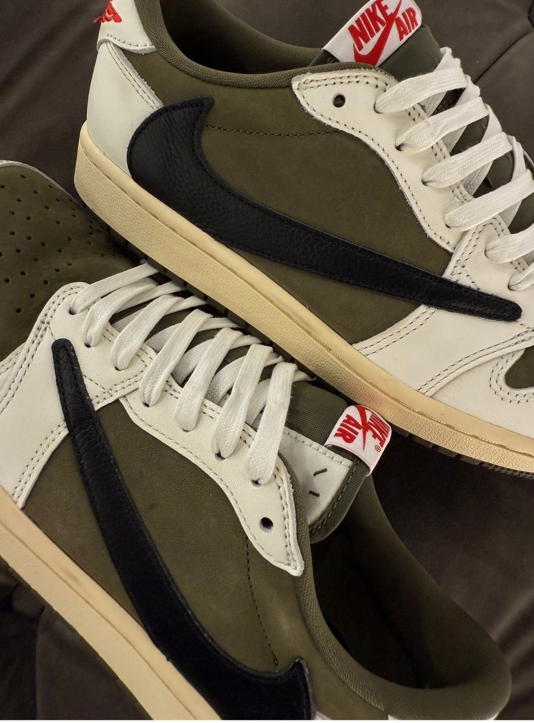 Air Jordan 1 Retro Low OG SP Travis Scott Reverse Olive - Sneakers Usate | ResellZone