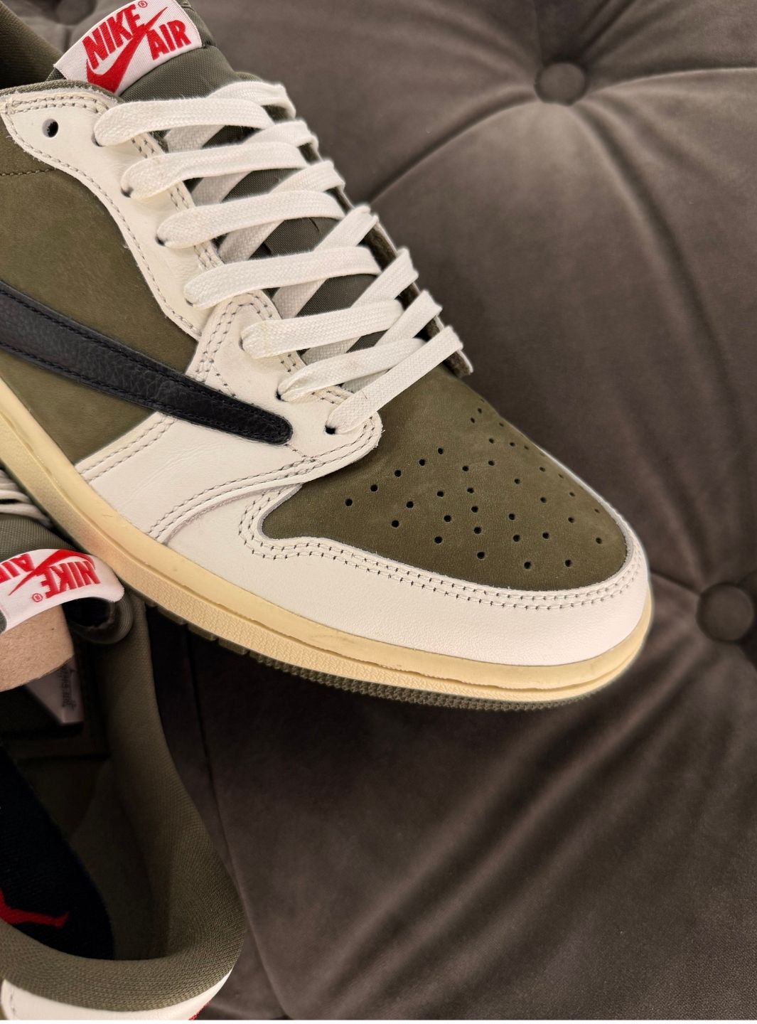 Air Jordan 1 Retro Low OG SP Travis Scott Reverse Olive - Sneakers Usate | ResellZone
