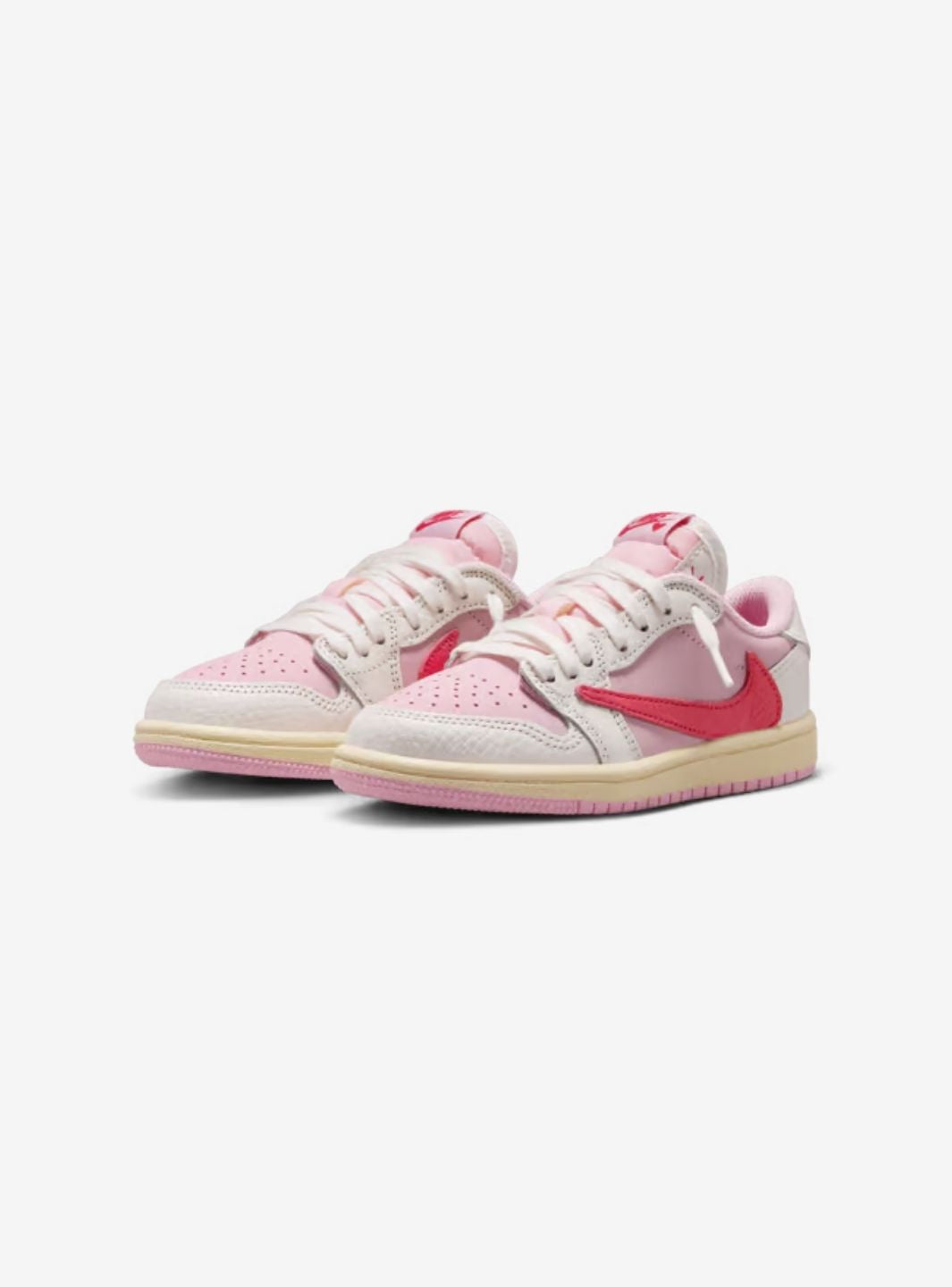Air Jordan 1 Retro Low OG SP Travis Scott Sail Tropical Pink (PS) - IQ7605-101 | ResellZone