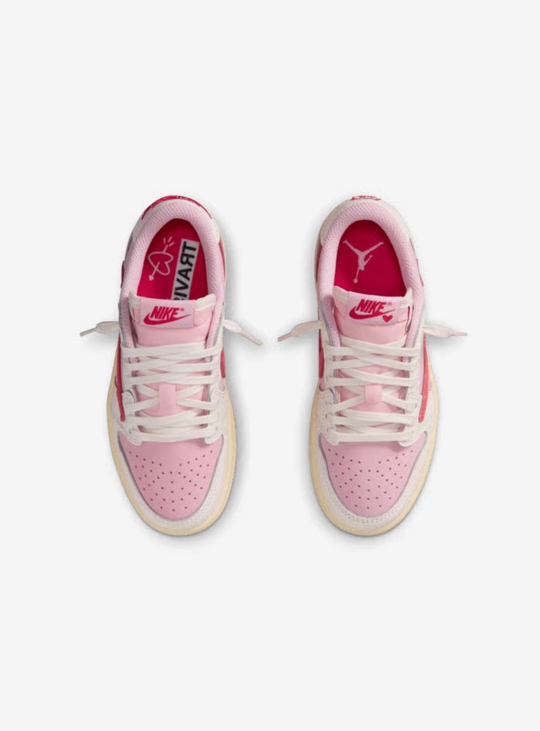 Air Jordan 1 Retro Low OG SP Travis Scott Sail Tropical Pink (PS