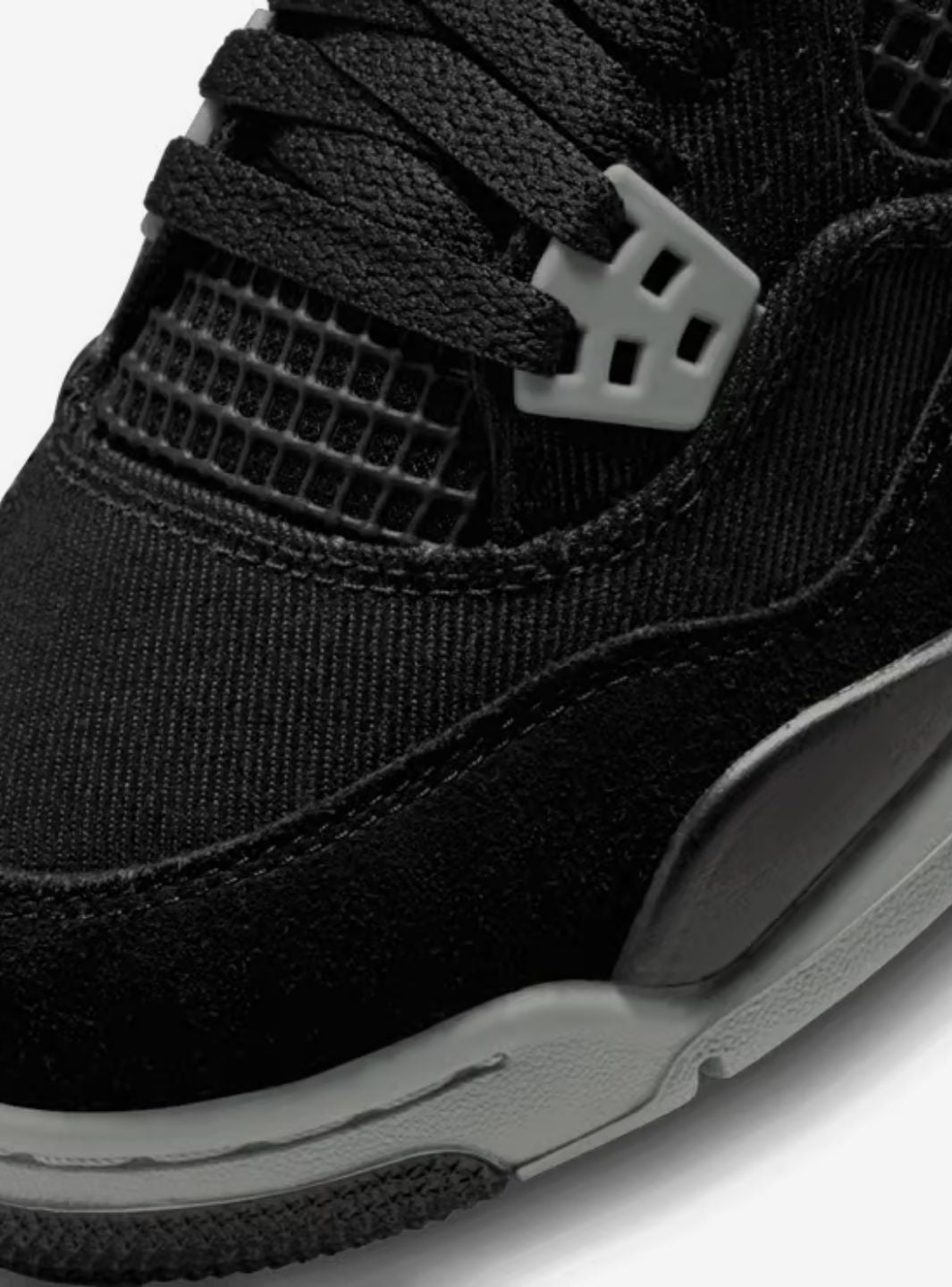 Air Jordan 4 Retro Black Canvas (GS) - DV0553-006 | ResellZone