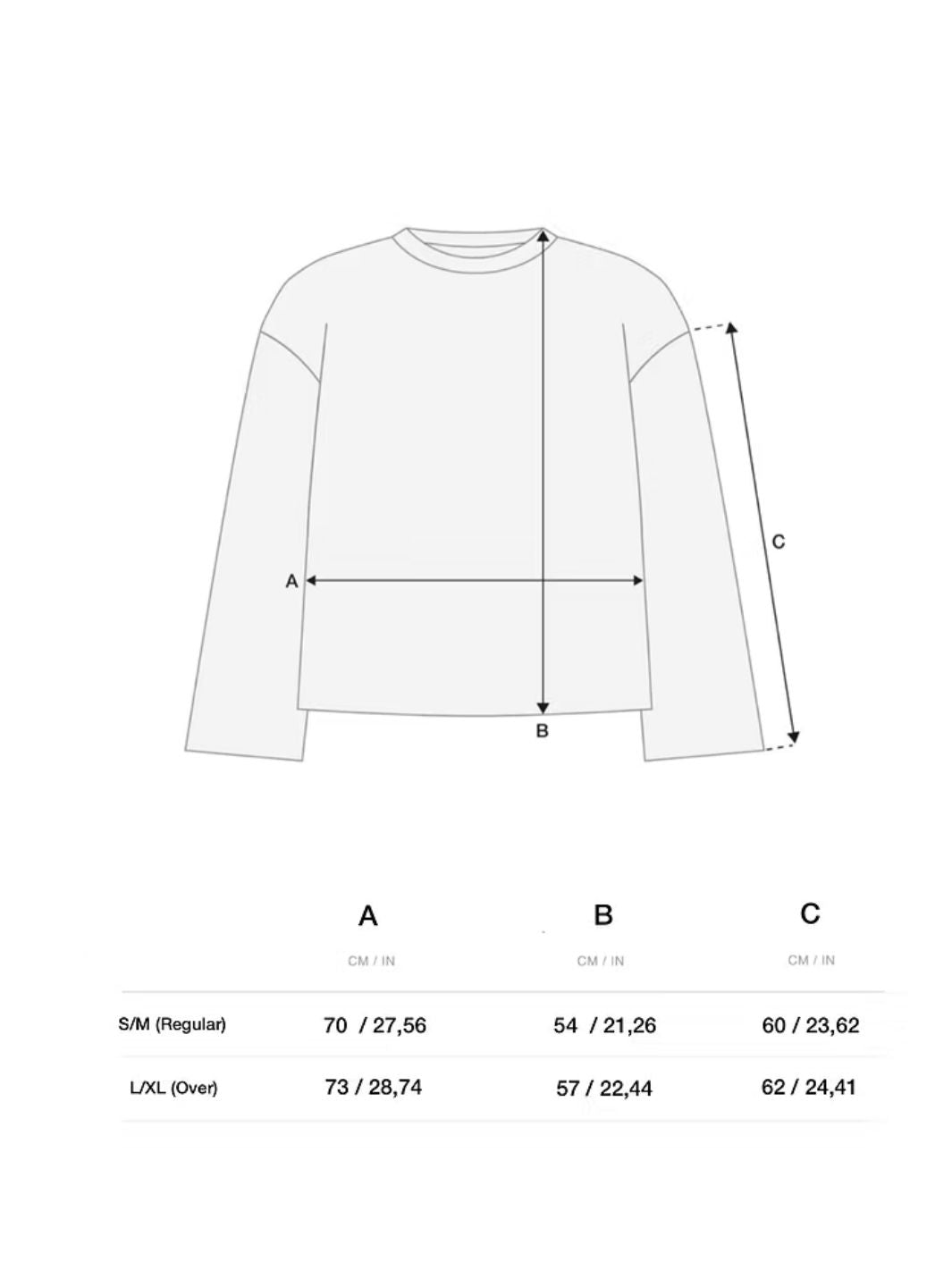 Appreciate Long Sleeve 2026 Size Guide | ResellZone
