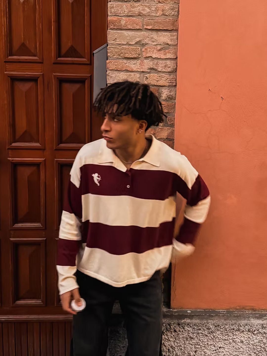 Appreciate Long Sleeve Polo Burgundy | ResellZone