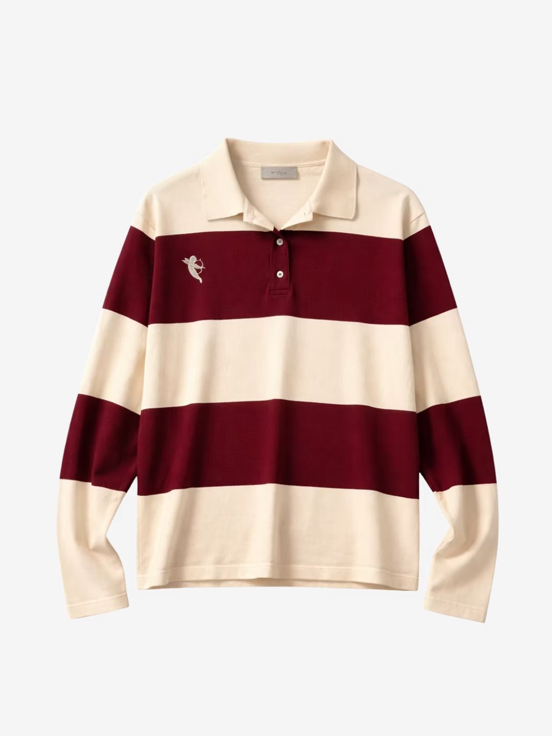 Appreciate Long Sleeve Polo Burgundy | ResellZone