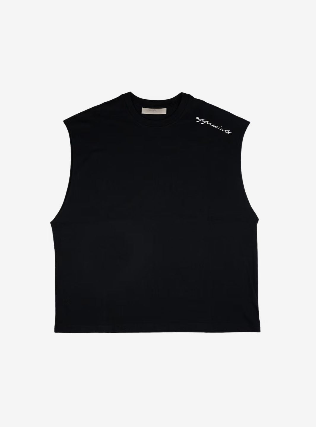 Appreciate Tank Top Black | ResellZone