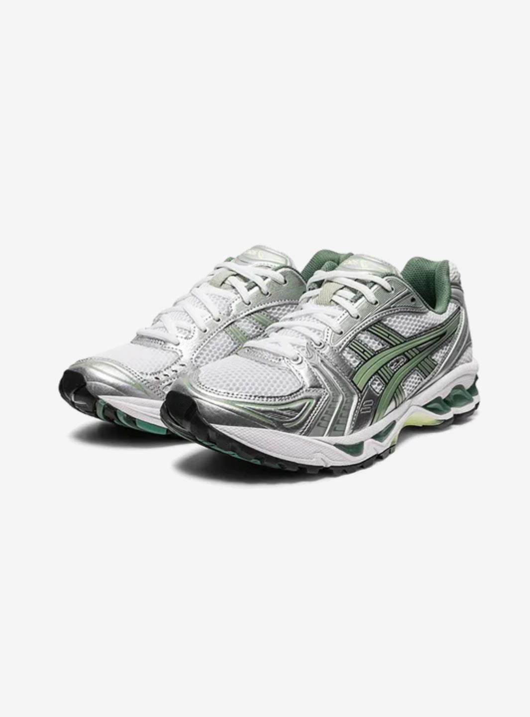 ASICS Gel-Kayano 14 White Pure Silver Slate Grey Sage - 1201A019-107 | ResellZone