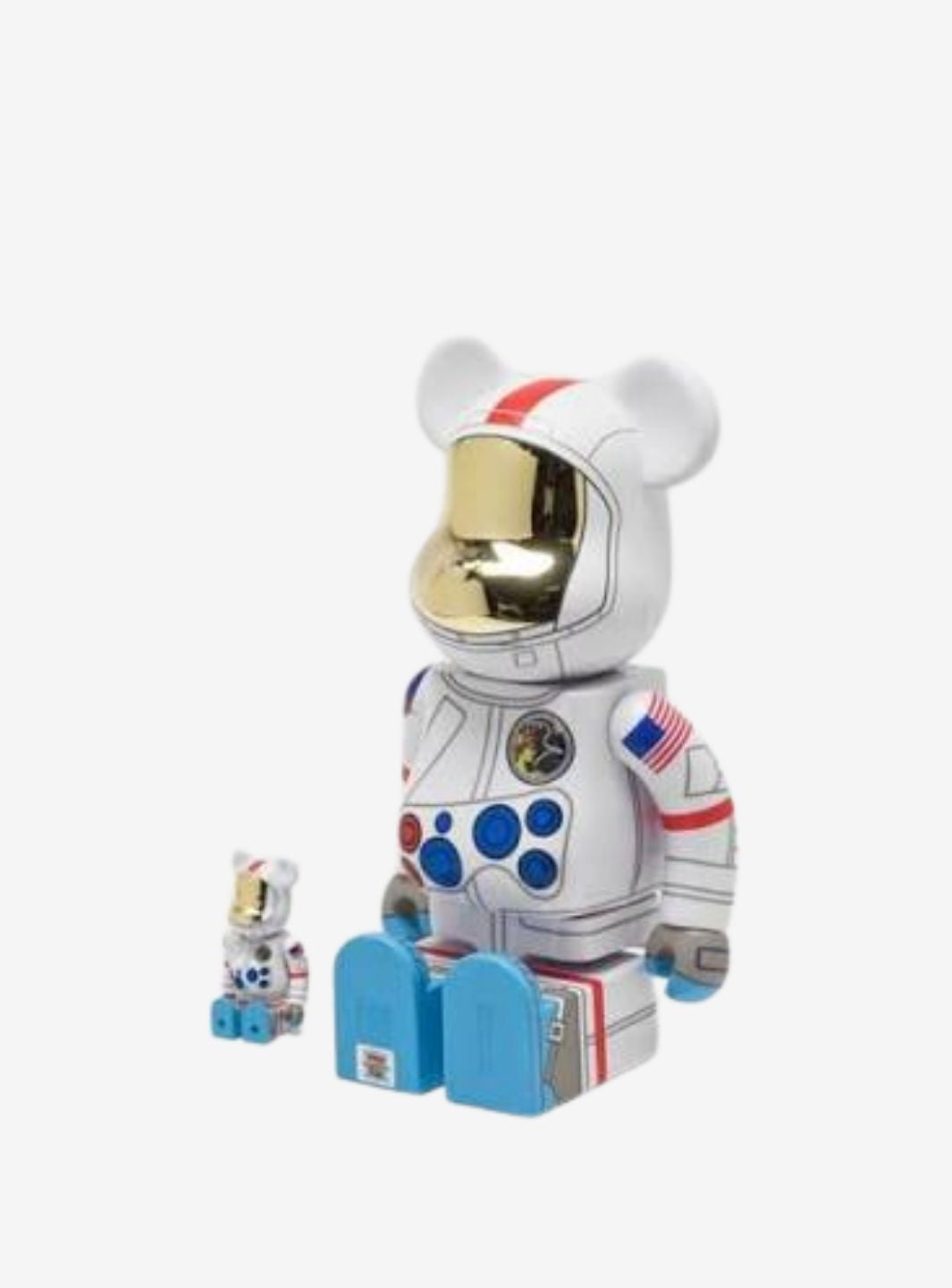 Bearbrick Apollo17 Astronaut 100% & 400% Set | ResellZone