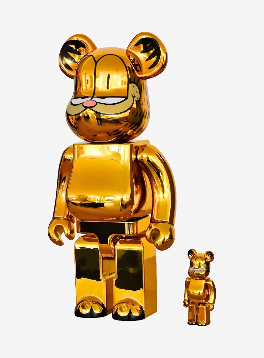 Bearbrick Garfield 100% & 400% Set Gold Chrome Ver. | ResellZone