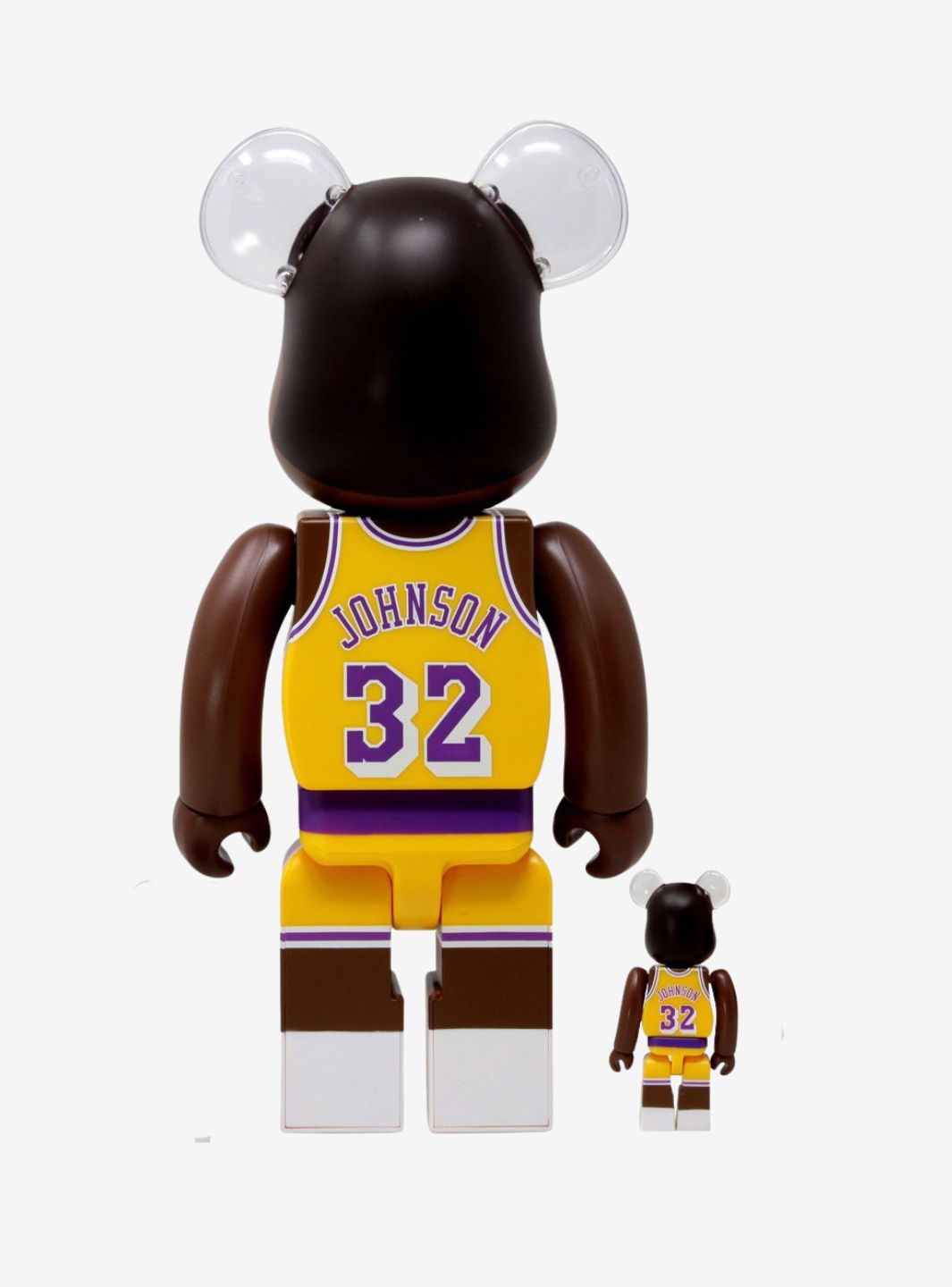 Bearbrick NBA Magic Johnson (Los Angeles Lakers) 100% & 400% Set | ResellZone