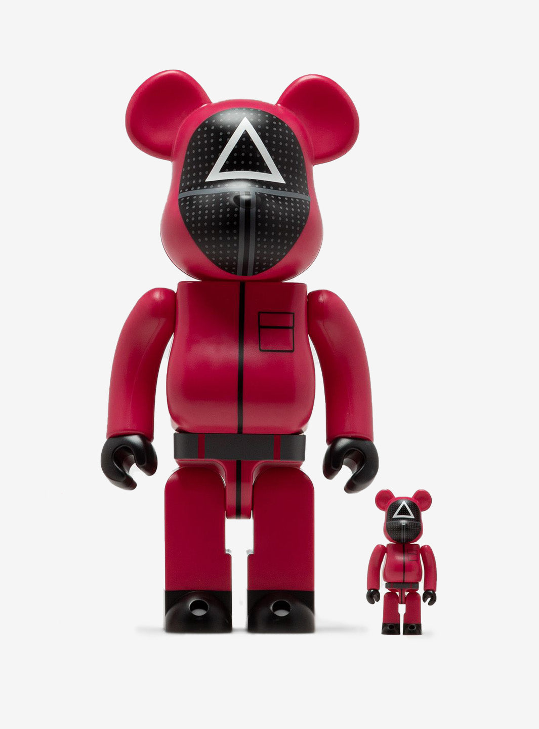 Bearbrick x Squid Game Guard (Triangle) 100% 400% Set | ResellZone