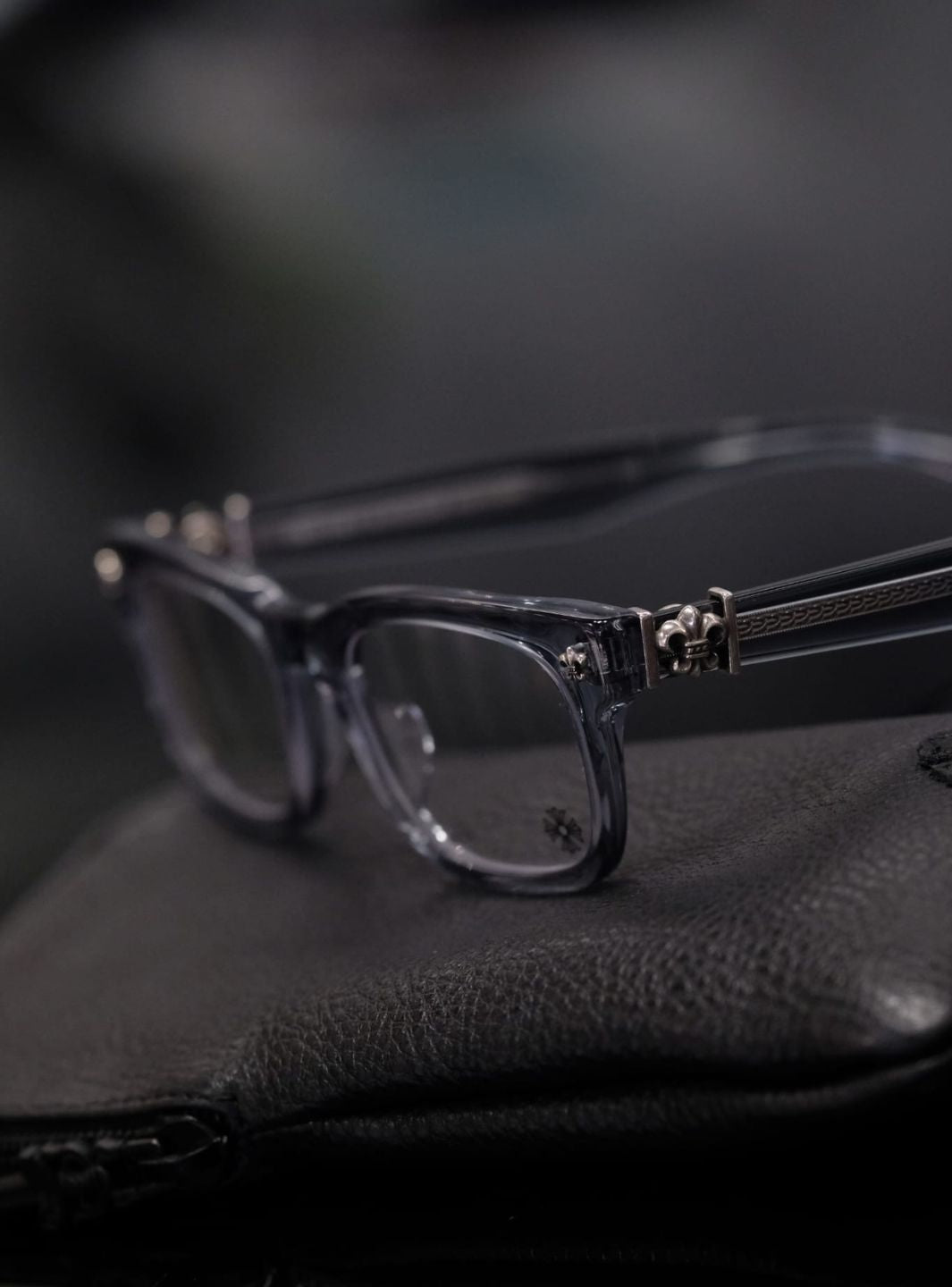 Chrome Hearts Eyewear Gittin Any-A Transparent Light Blue | ResellZone