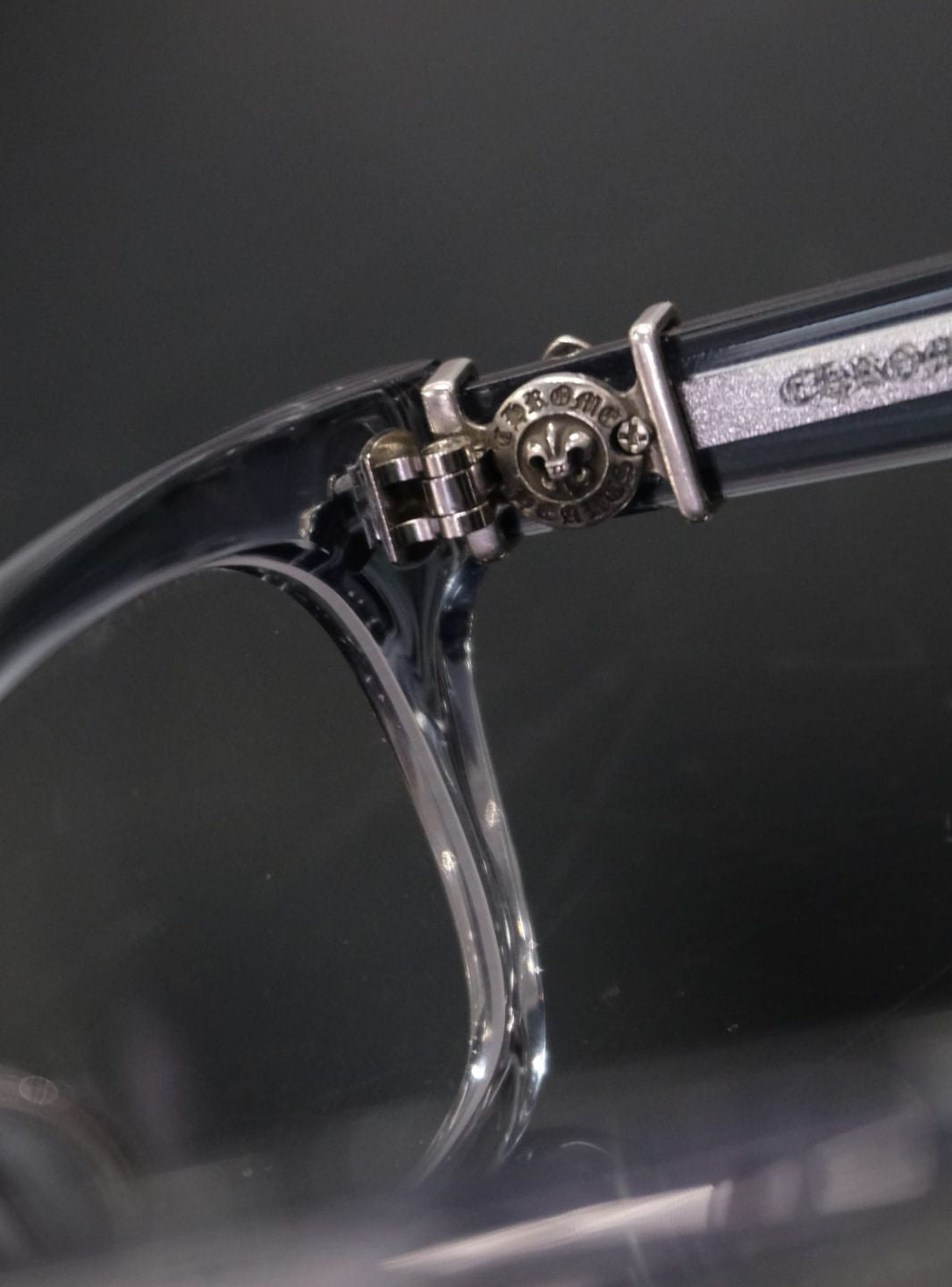Chrome Hearts Eyewear Gittin Any-A Transparent Light Blue | ResellZone
