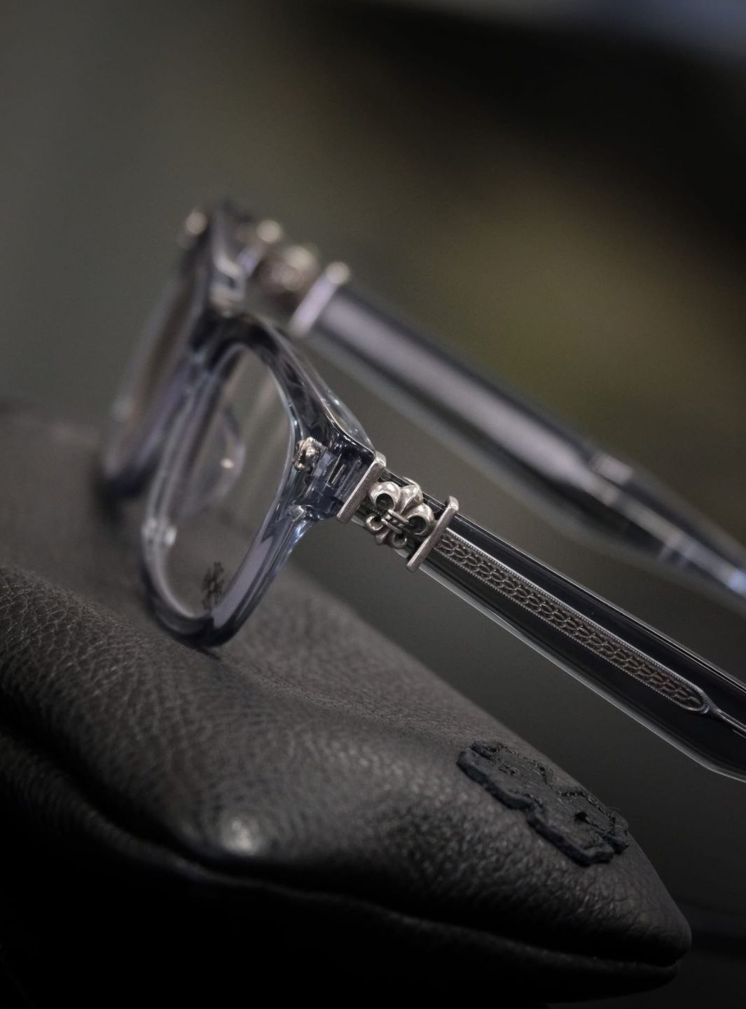 Chrome Hearts Eyewear Gittin Any-A Transparent Light Blue | ResellZone