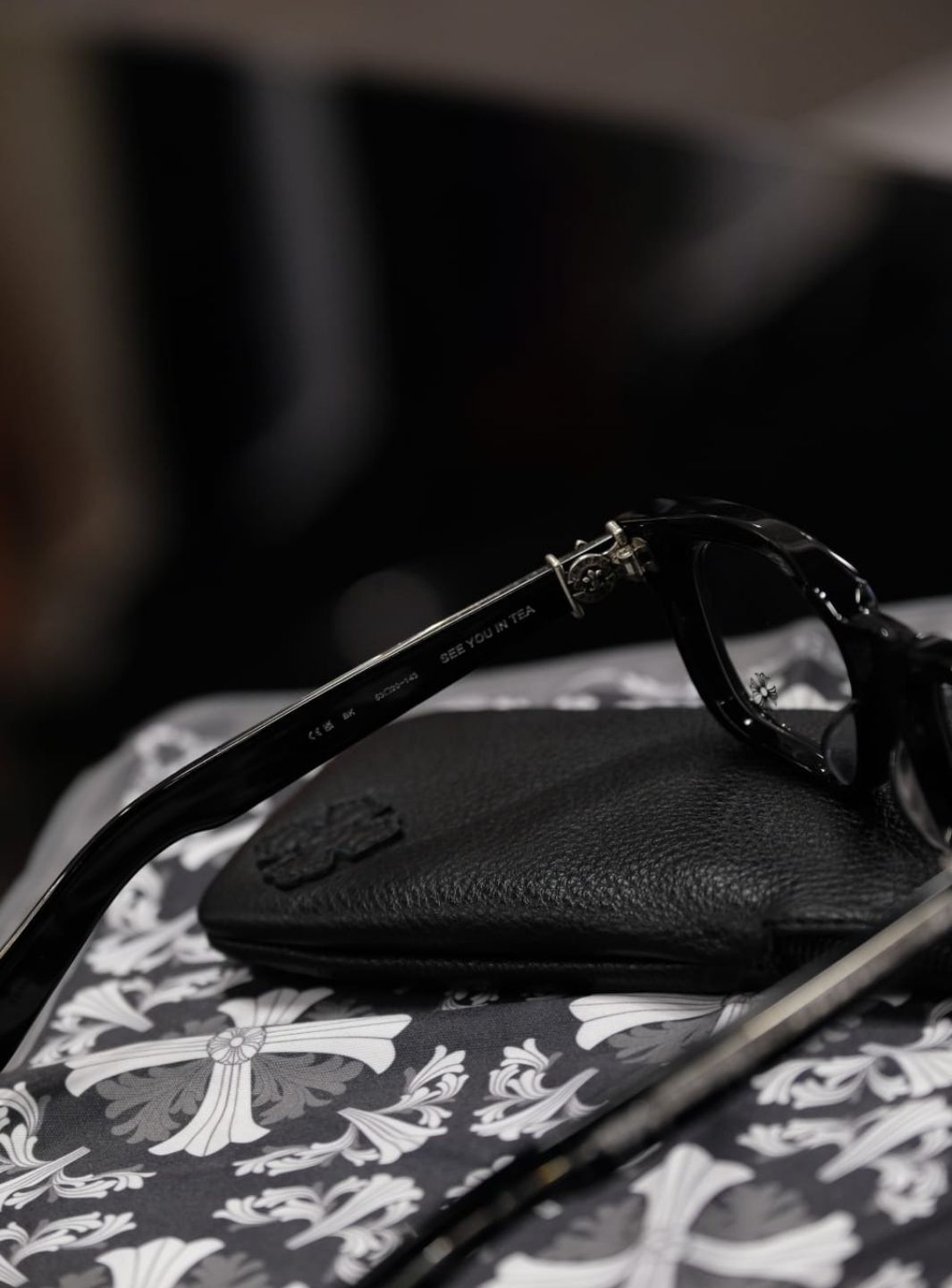 Chrome Hearts Eyewear See You In Tea Black Matte | ResellZone