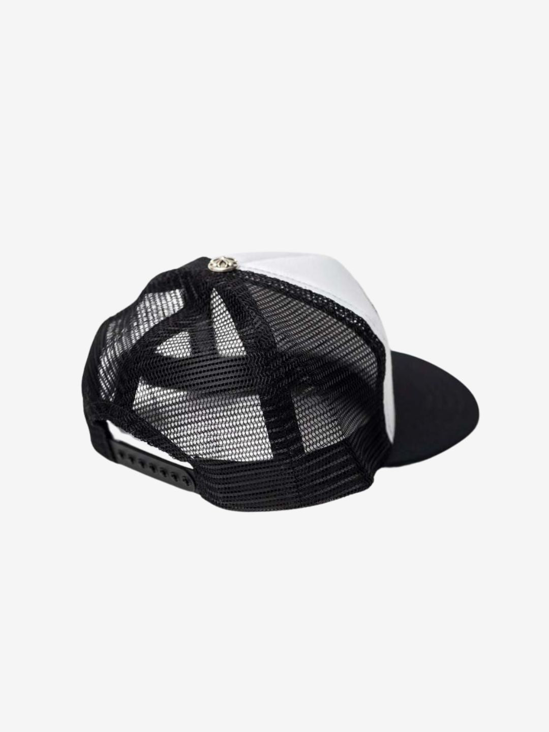 Chrome Hearts FUCK Hollywood Trucker Hat Black/White | ResellZone
