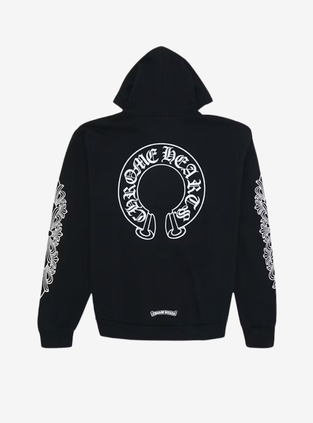 Chrome Hearts Horse Shoe Floral Hoodie Black | ResellZone