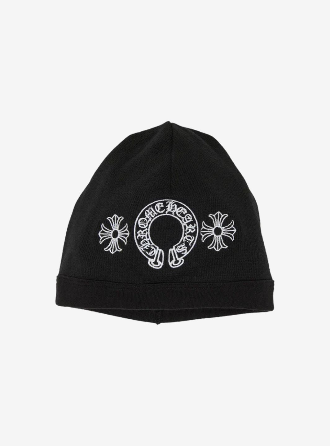 帽子 CHROME HEARTS CH Plus Horseshoe Beanie Chrome Hearts Horseshoe Skull Cap Beanie Black | ResellZone