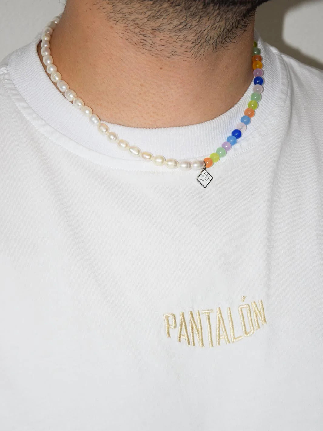 Pantalón Rainbow Pearl Necklace
