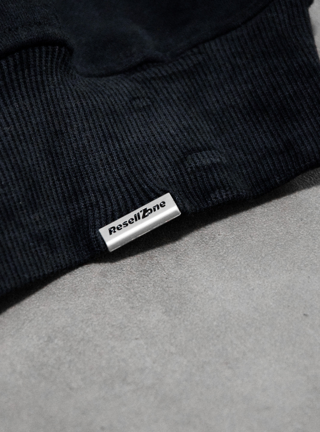 Dubai Zip Up Hooded Sweatshirt Washed Black | ResellZone