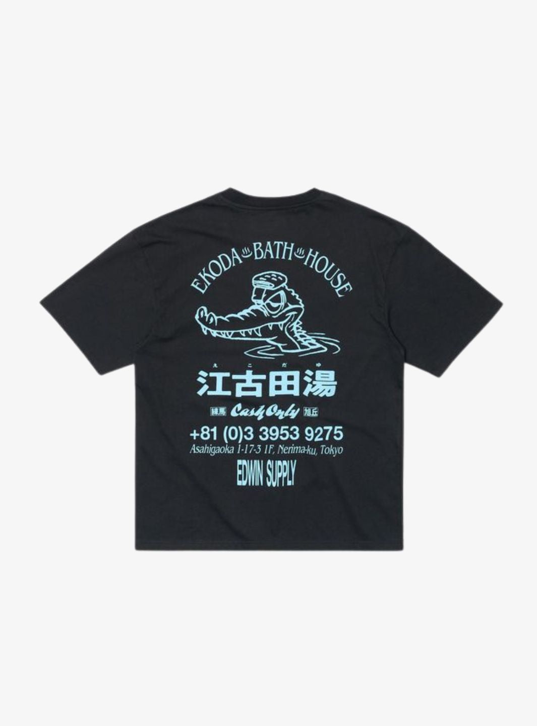 EDWIN Ekoda Bath House T-Shirt Black | ResellZone