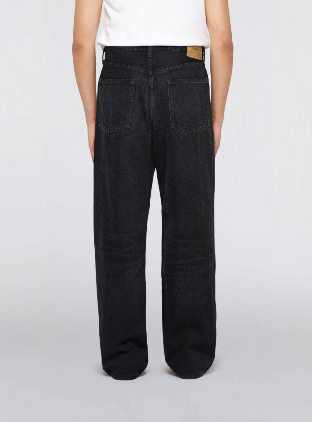 EDWIN Wide Pant Black Deep Dark Used | ResellZone