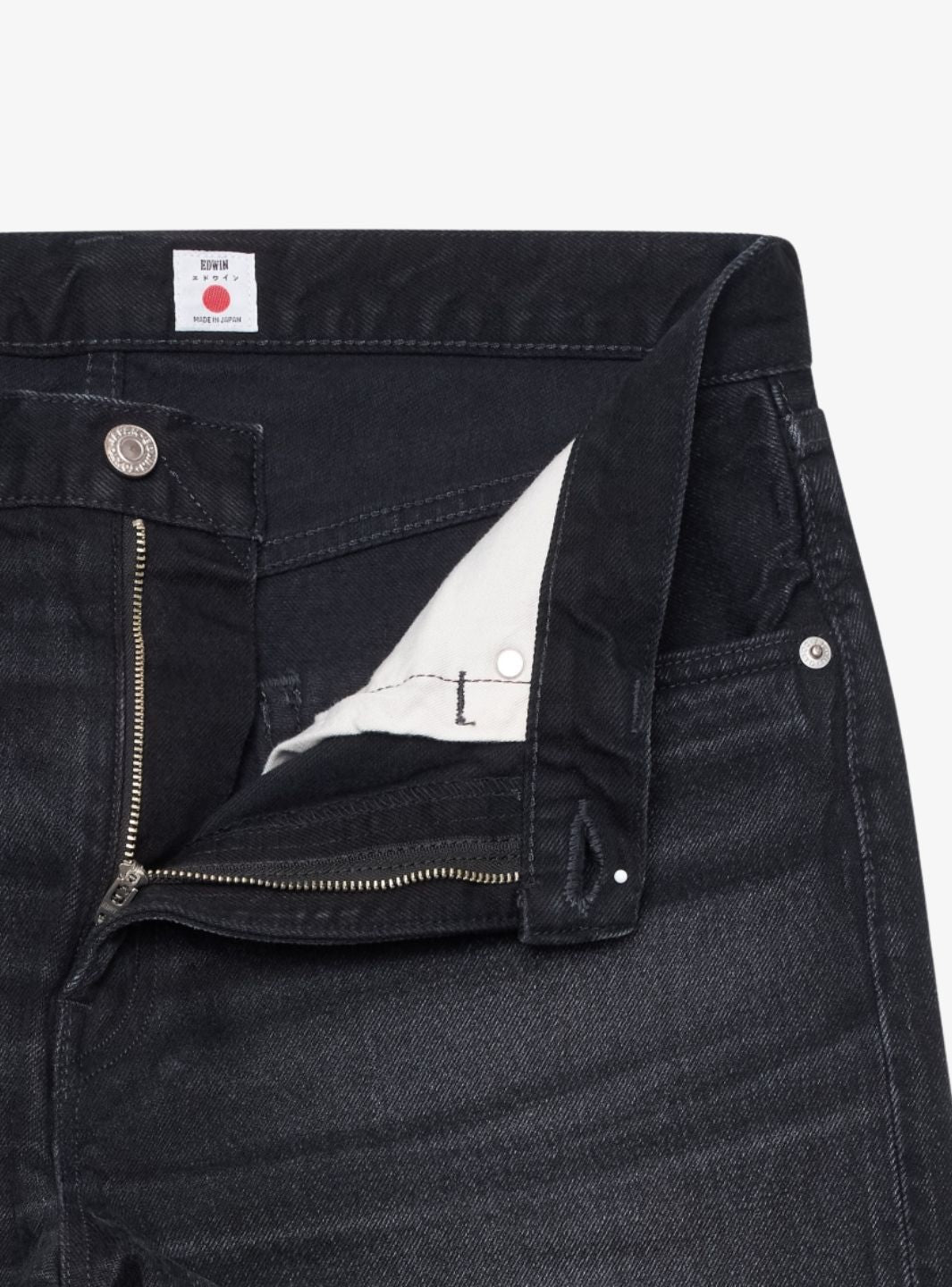 EDWIN Wide Pant Black Deep Dark Used | ResellZone