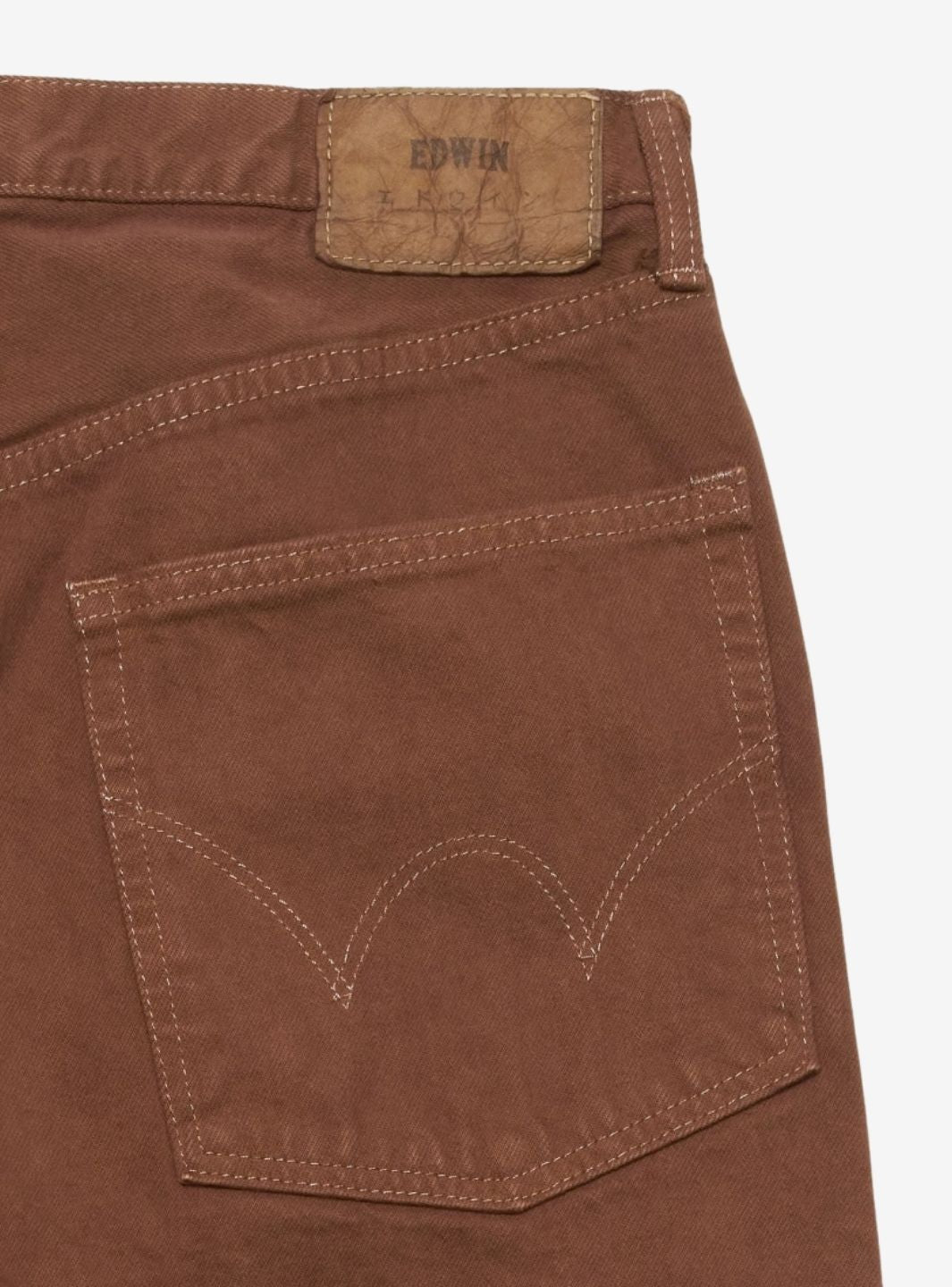 EDWIN Wide Pant Natural Brown Overdyed | ResellZone