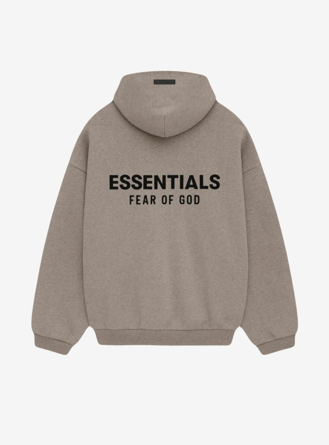 Fear of God Essentials Fleece Hoodie Heather Gray (FW24) | ResellZone