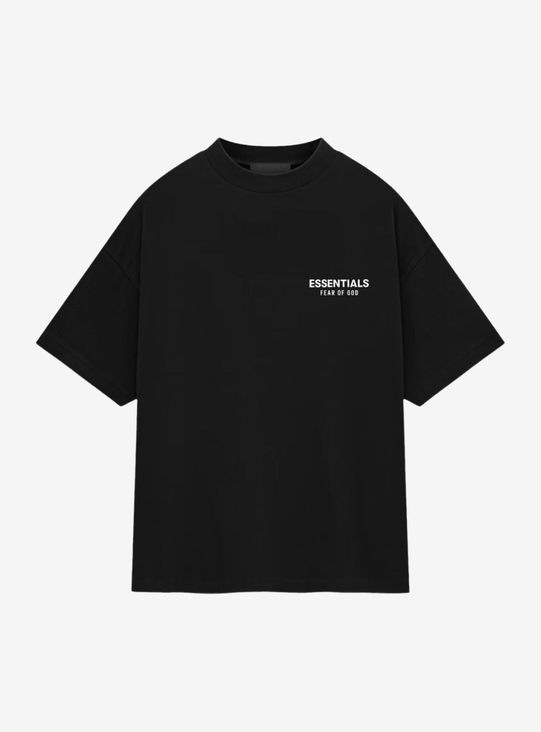 Fear of God Essentials Jersey Crewneck T-Shirt Black | ResellZone