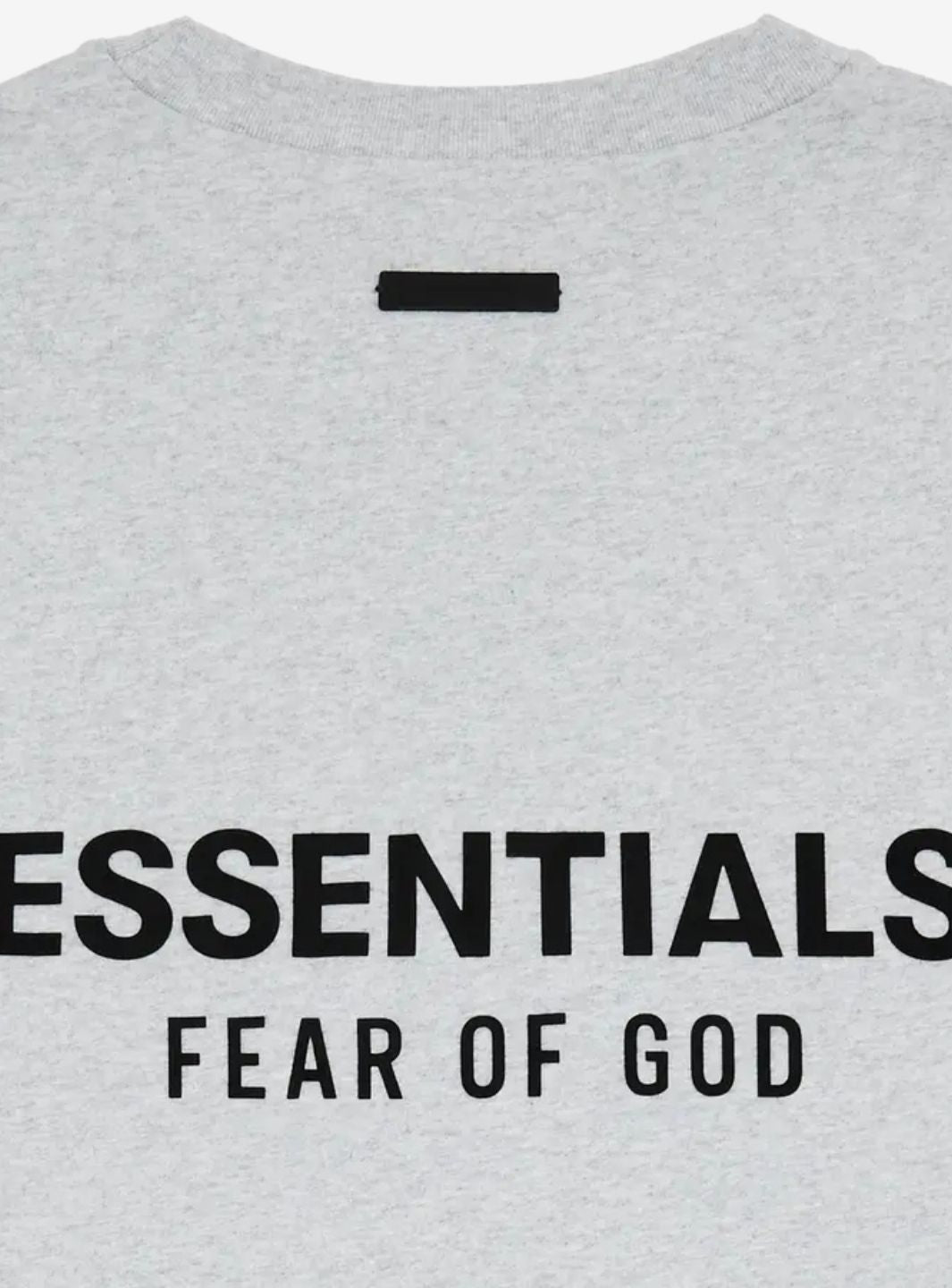 Fear of God Essentials Jersey Crewneck T-Shirt Light Heather Grey - 125HO244368F | ResellZone