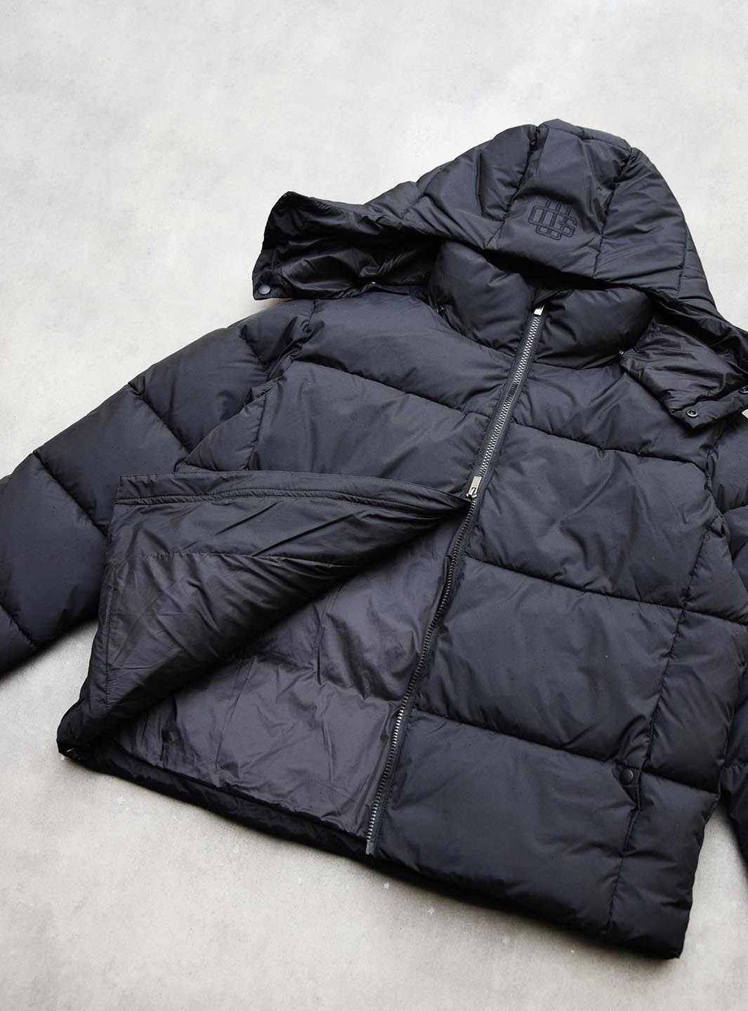 Garment Workshop Nylon Puffer Jacket Black | ResellZone