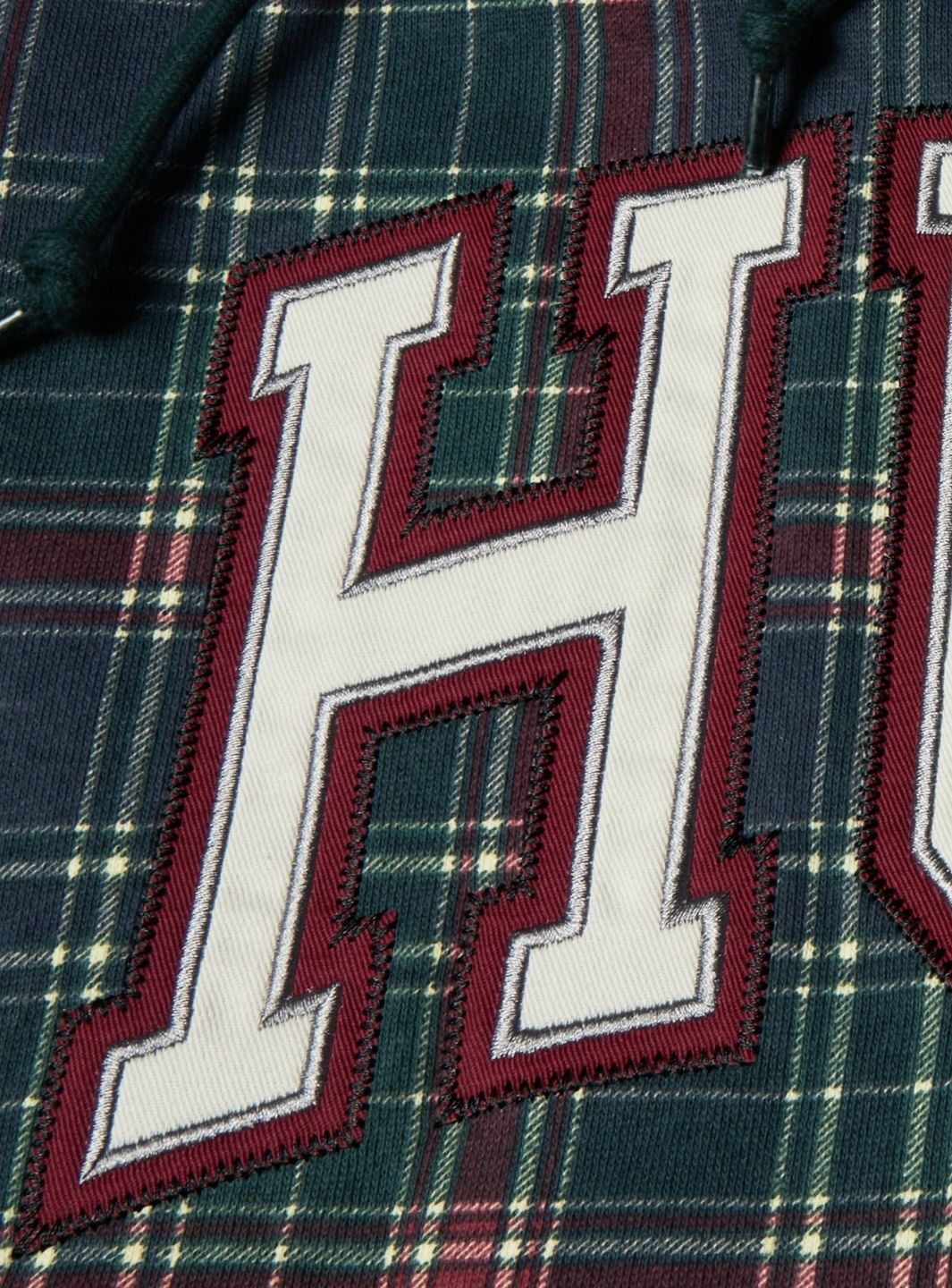HUF Arch Plaid Full-Zip Heavyweight Hoodie Forest | ResellZone