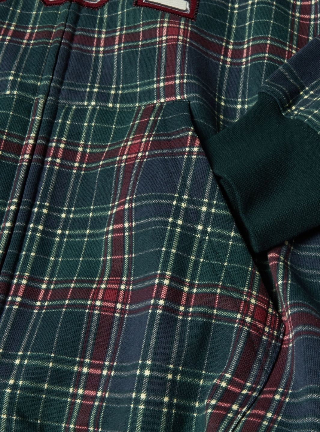 HUF Arch Plaid Full-Zip Heavyweight Hoodie Forest | ResellZone