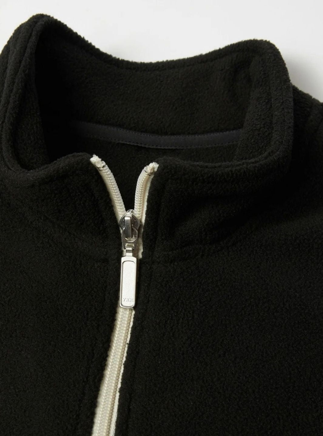 HUF Basecamp Quarter-Zip Polar Fleece Black | ResellZone