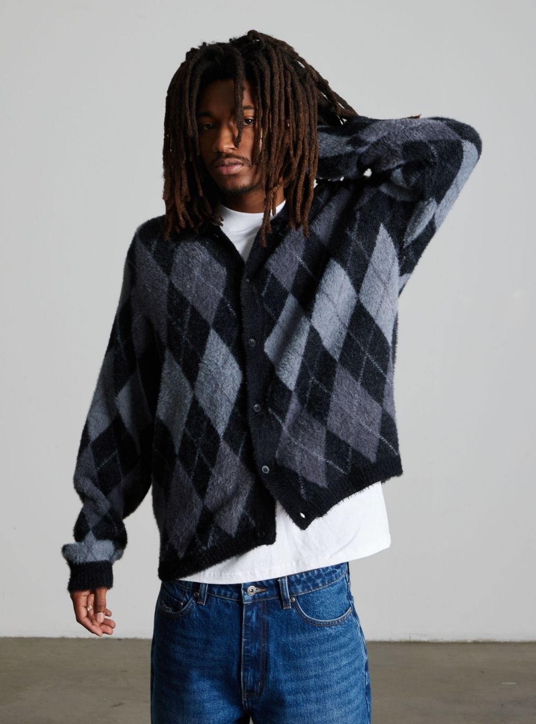 HUF Cooper Mohair Sweater Black | ResellZone