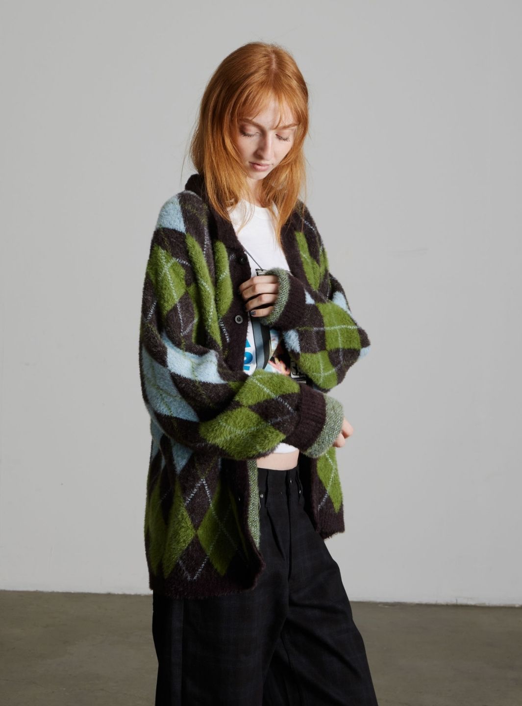 HUF Cooper Mohair Sweater Dark Brown | ResellZone