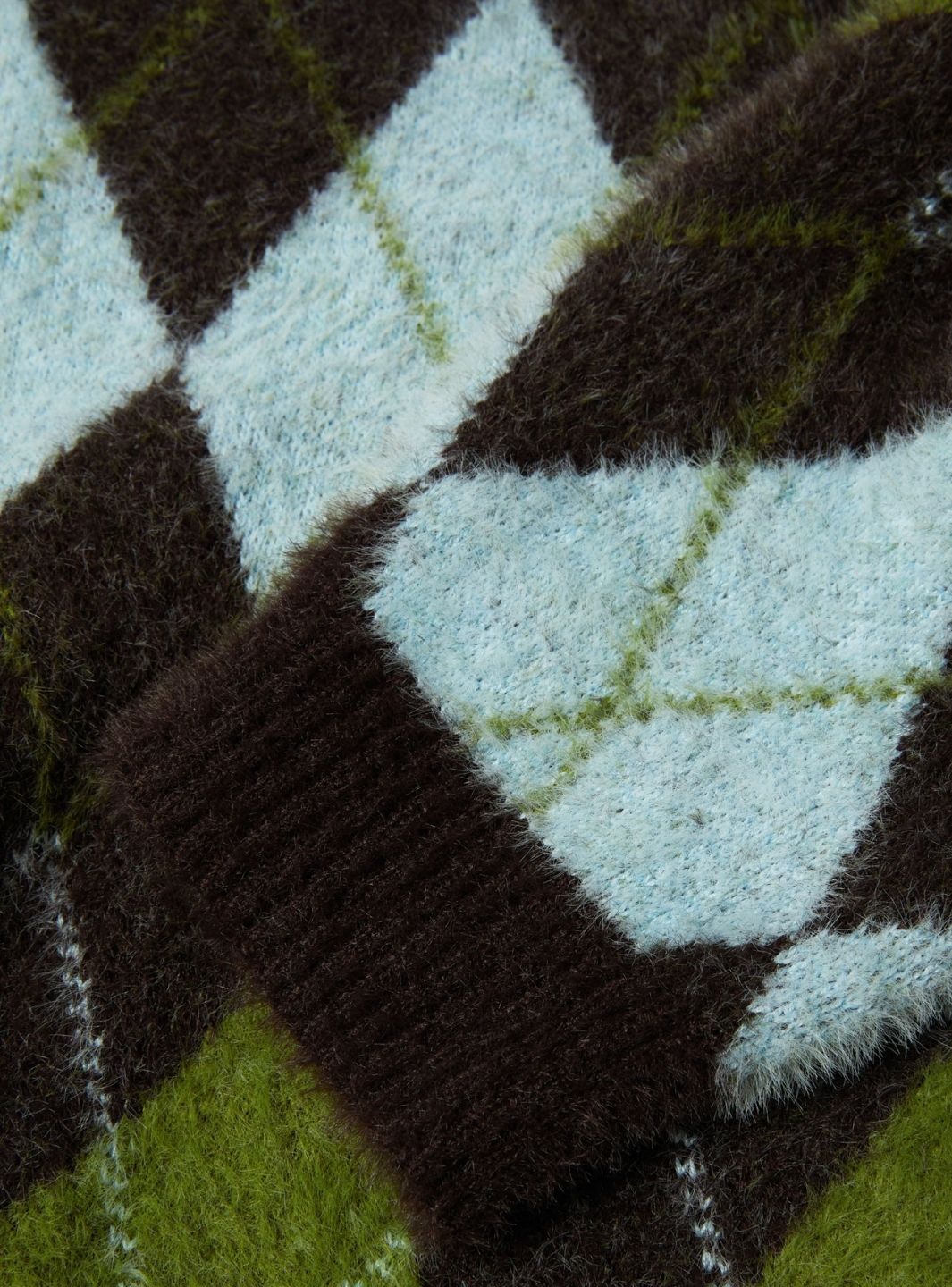 HUF Cooper Mohair Sweater Dark Brown | ResellZone