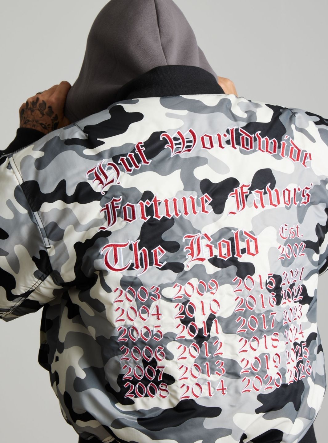 HUF Olympia Camo Flight Jacket Camo | ResellZone